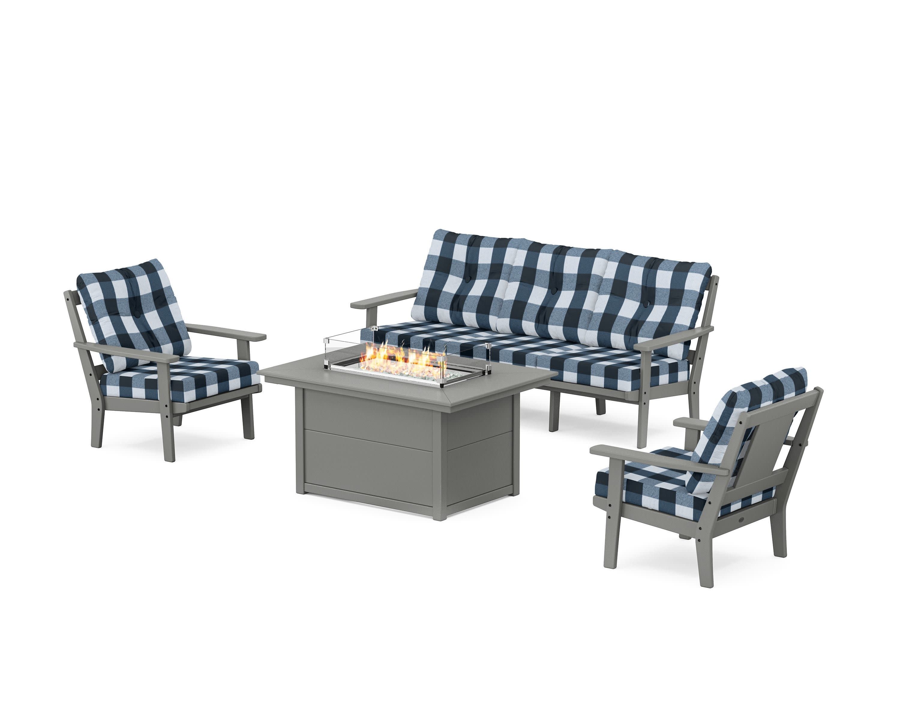Prairie Deep Seating Fire Pit Table Set - Image 49