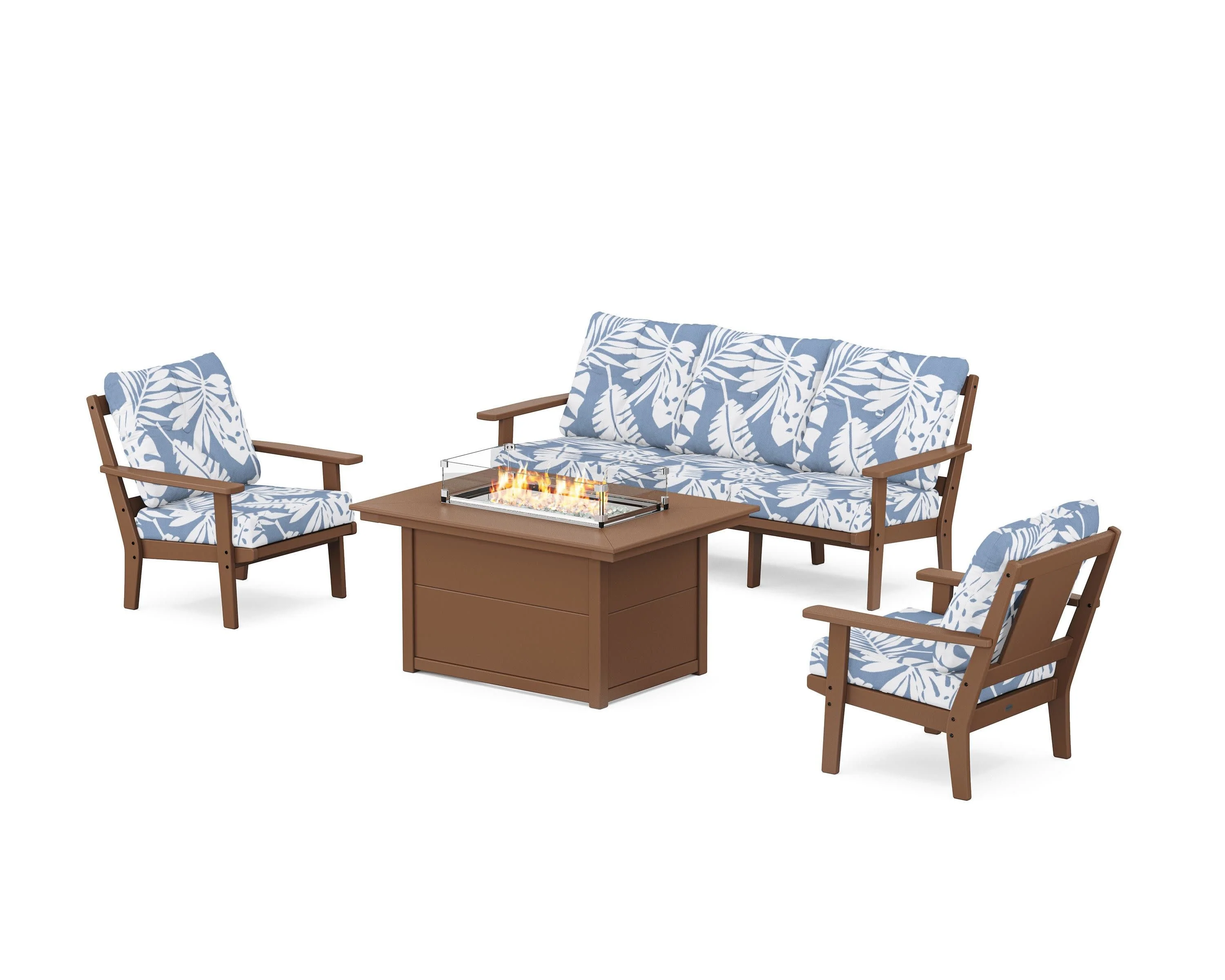 Prairie Deep Seating Fire Pit Table Set - Image 55