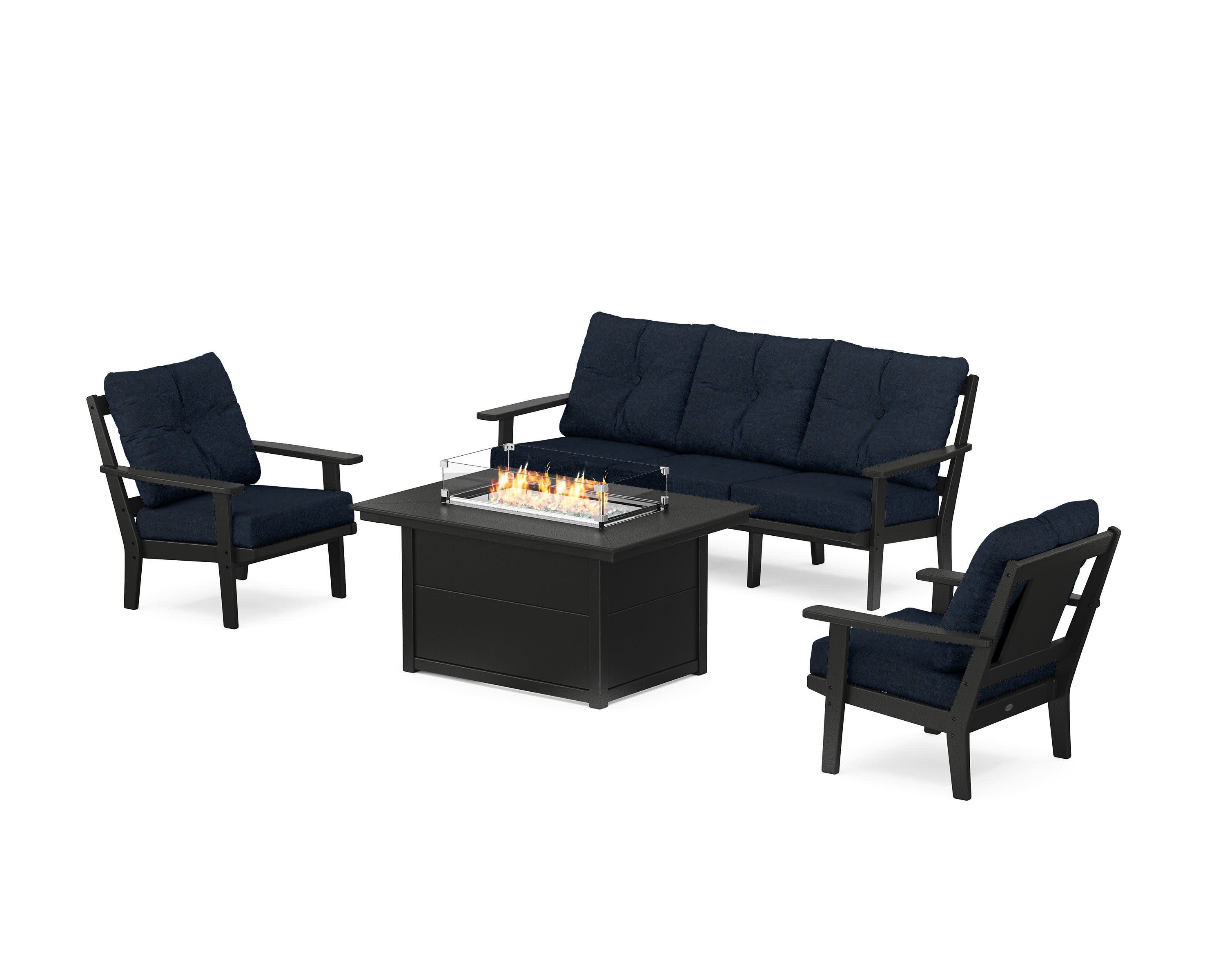 Prairie Deep Seating Fire Pit Table Set - Image 56
