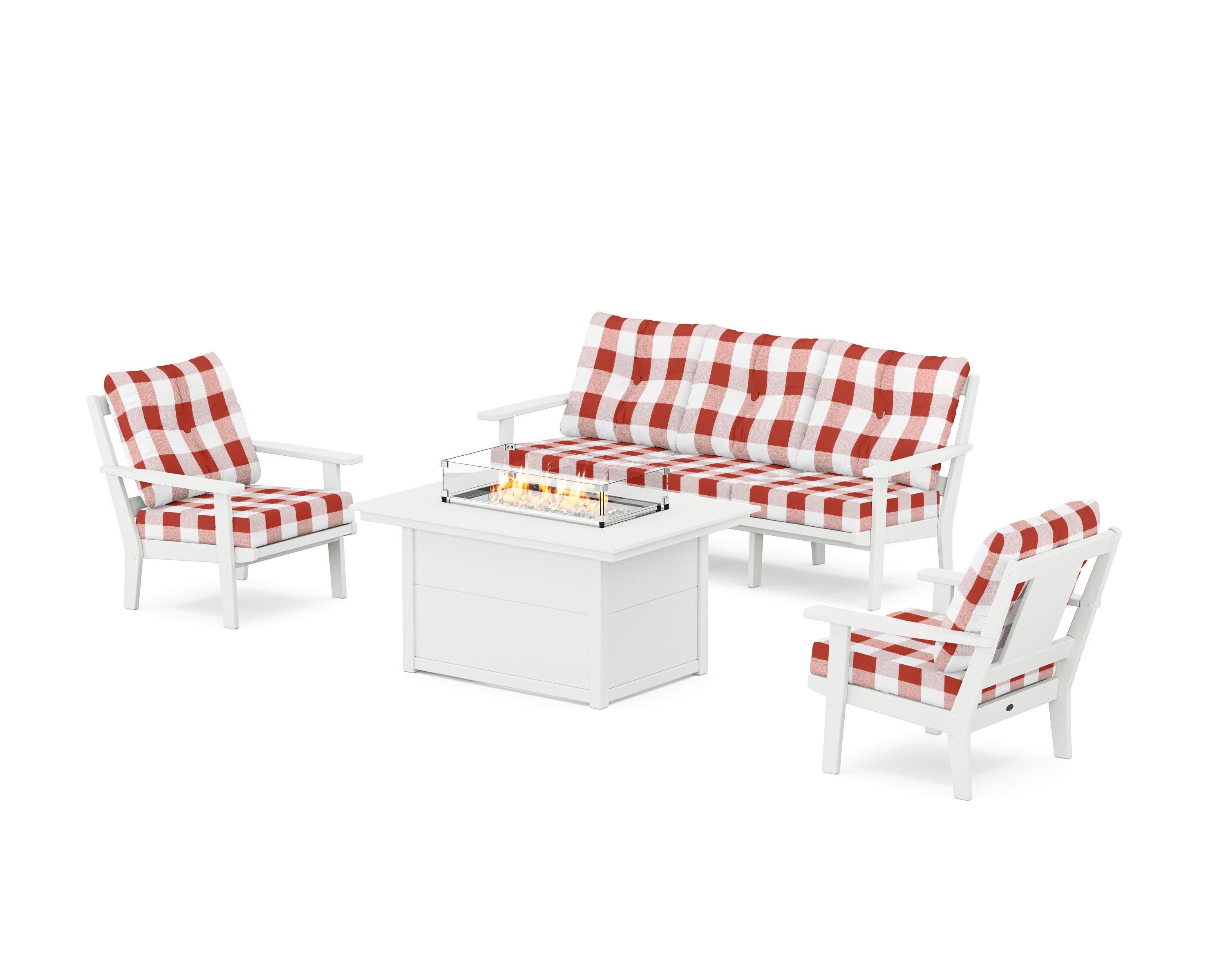 Prairie Deep Seating Fire Pit Table Set - Image 6