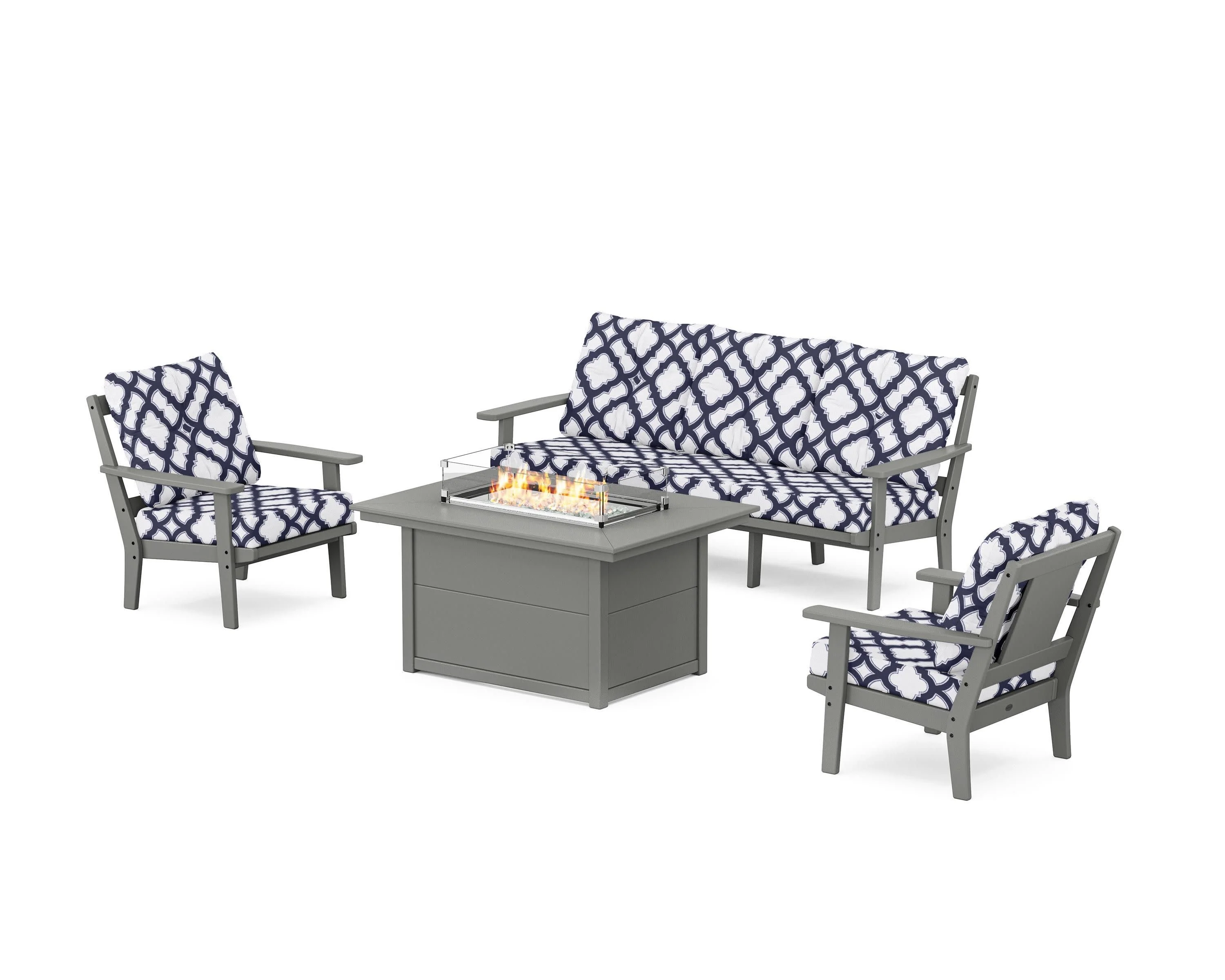 Prairie Deep Seating Fire Pit Table Set - Image 64