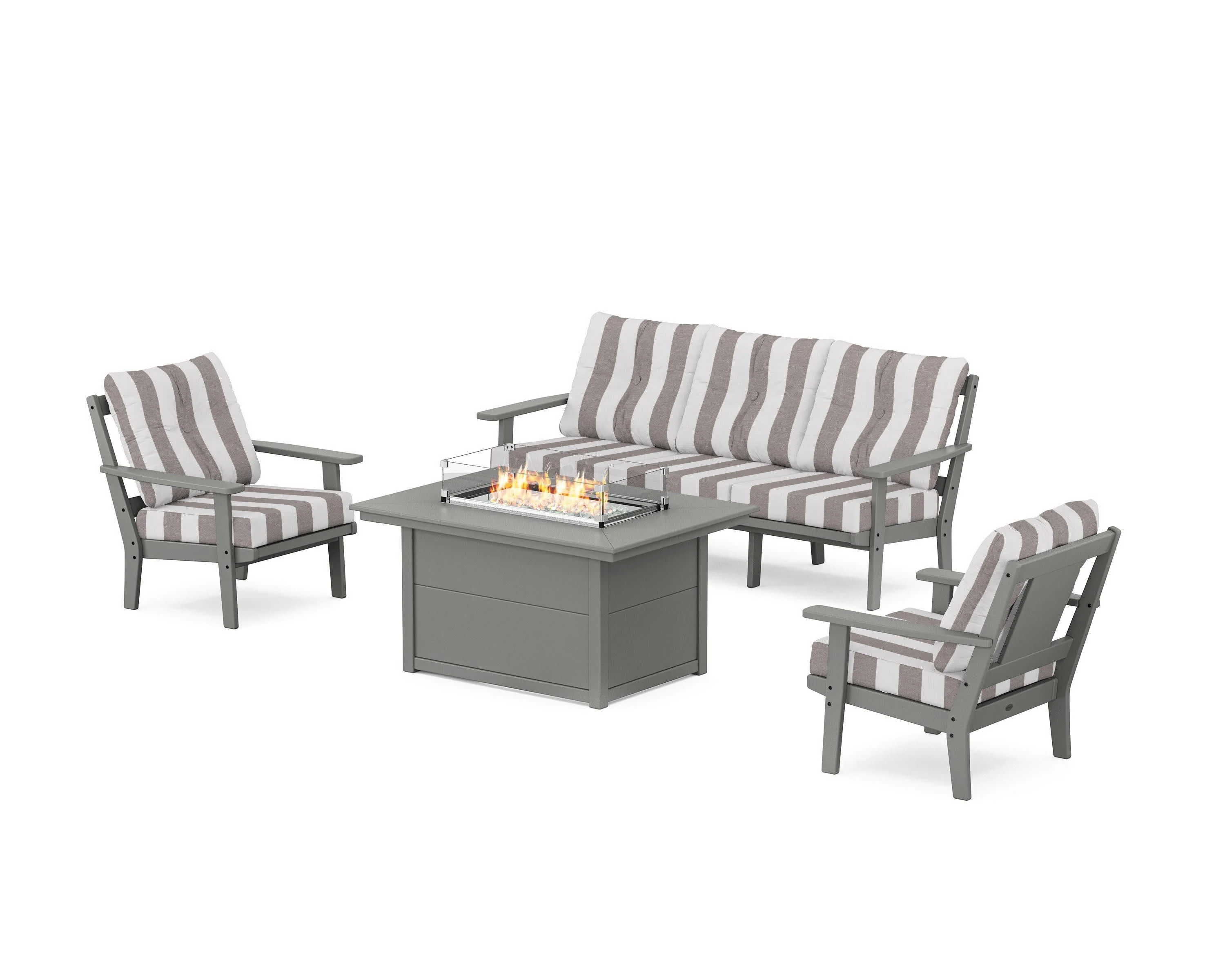 Prairie Deep Seating Fire Pit Table Set - Image 65