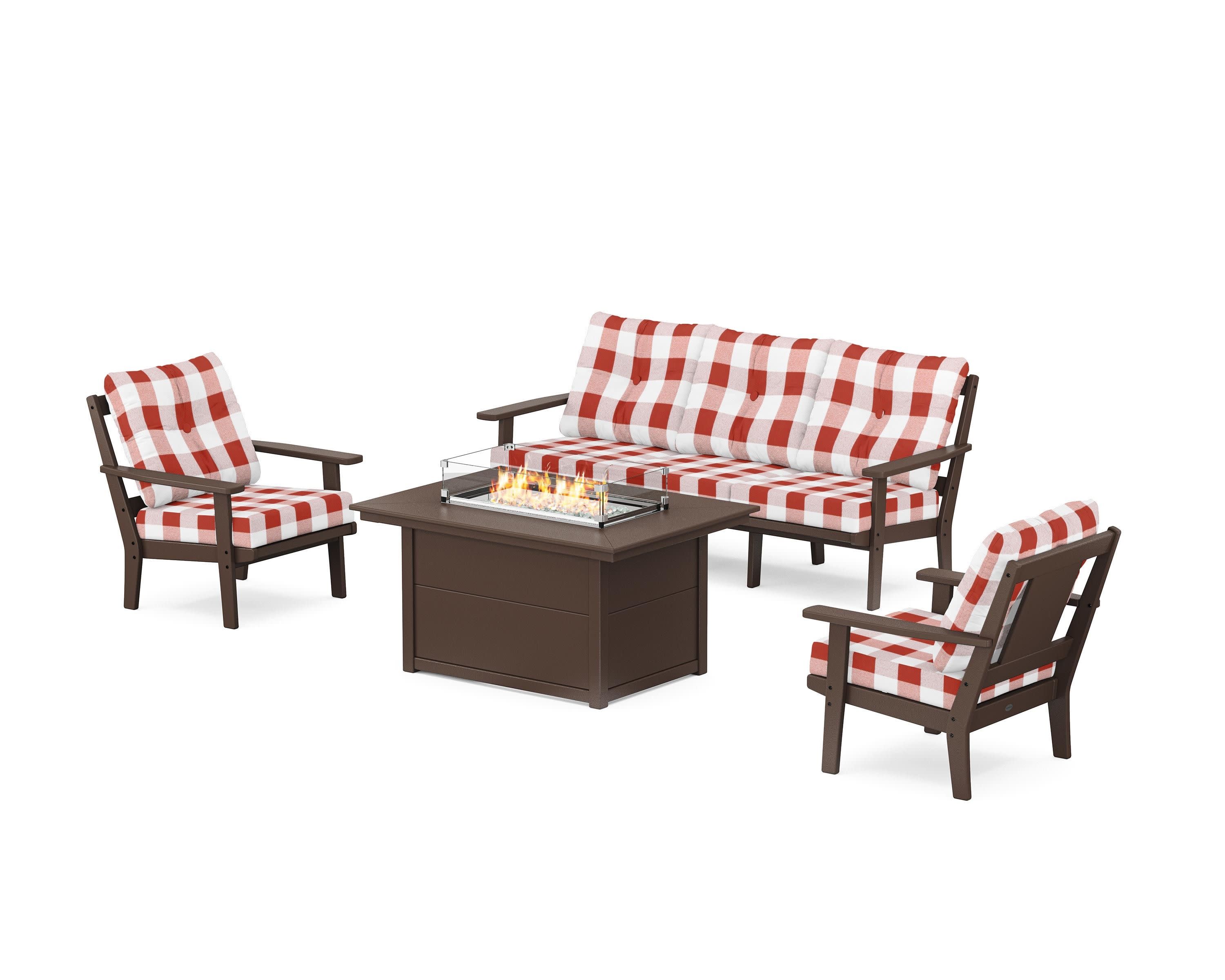 Prairie Deep Seating Fire Pit Table Set - Image 7