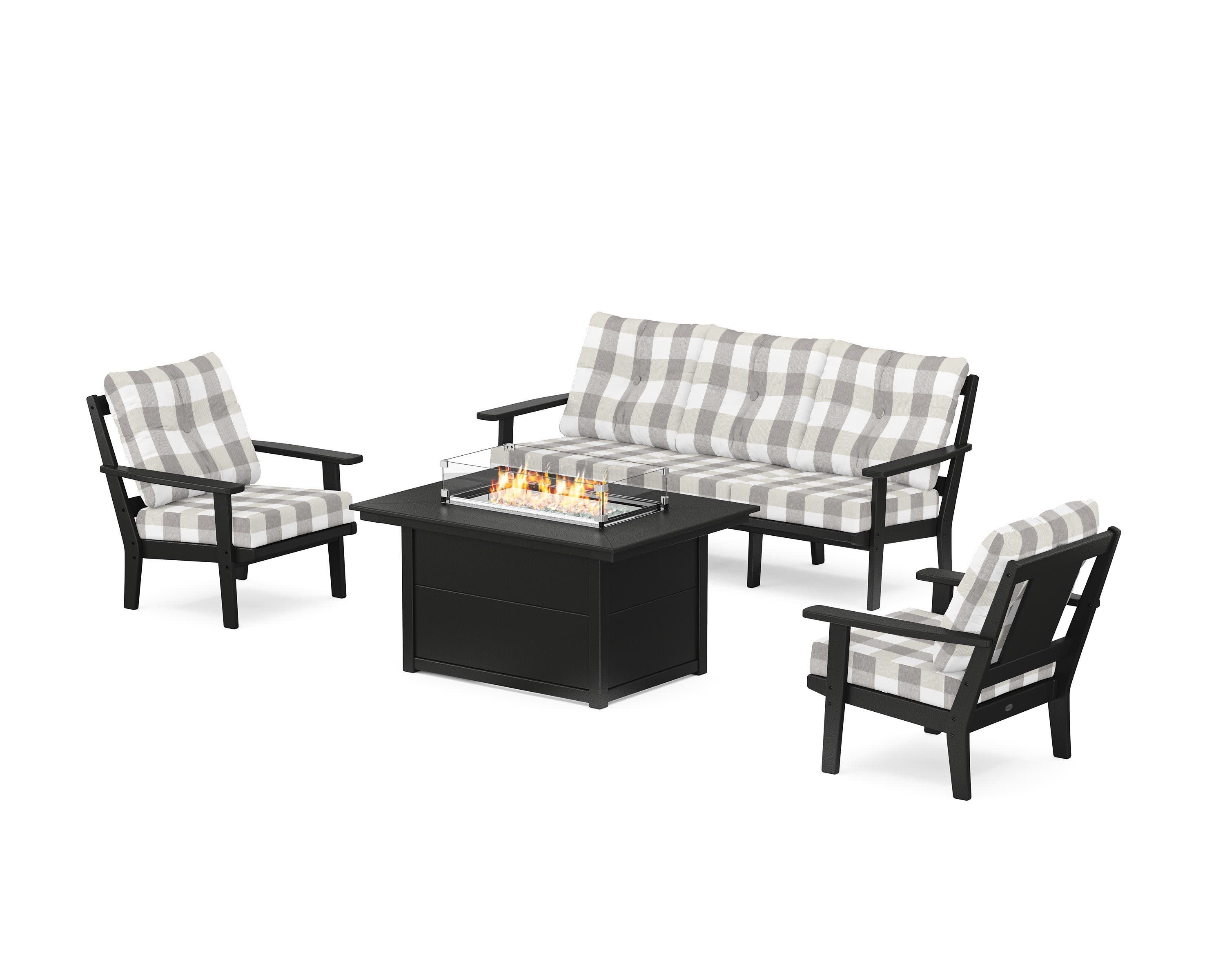 Prairie Deep Seating Fire Pit Table Set - Image 8