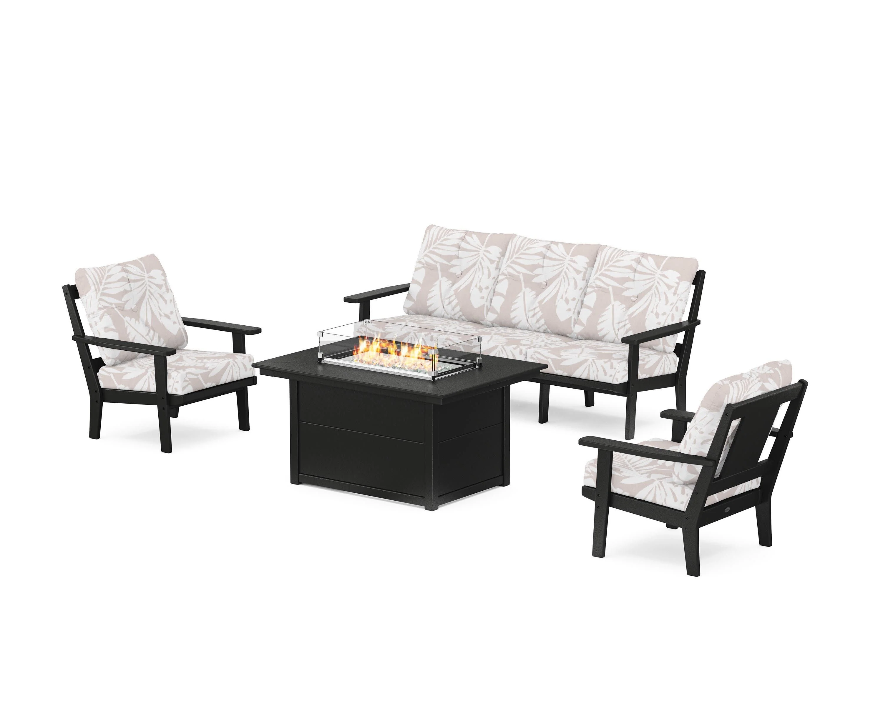 Prairie Deep Seating Fire Pit Table Set - Image 81
