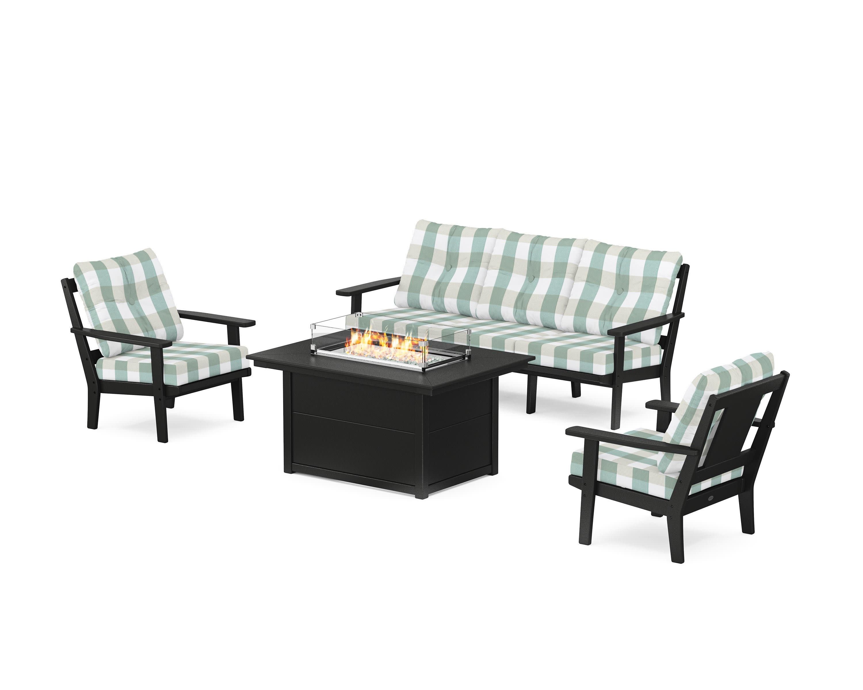 Prairie Deep Seating Fire Pit Table Set - Image 86