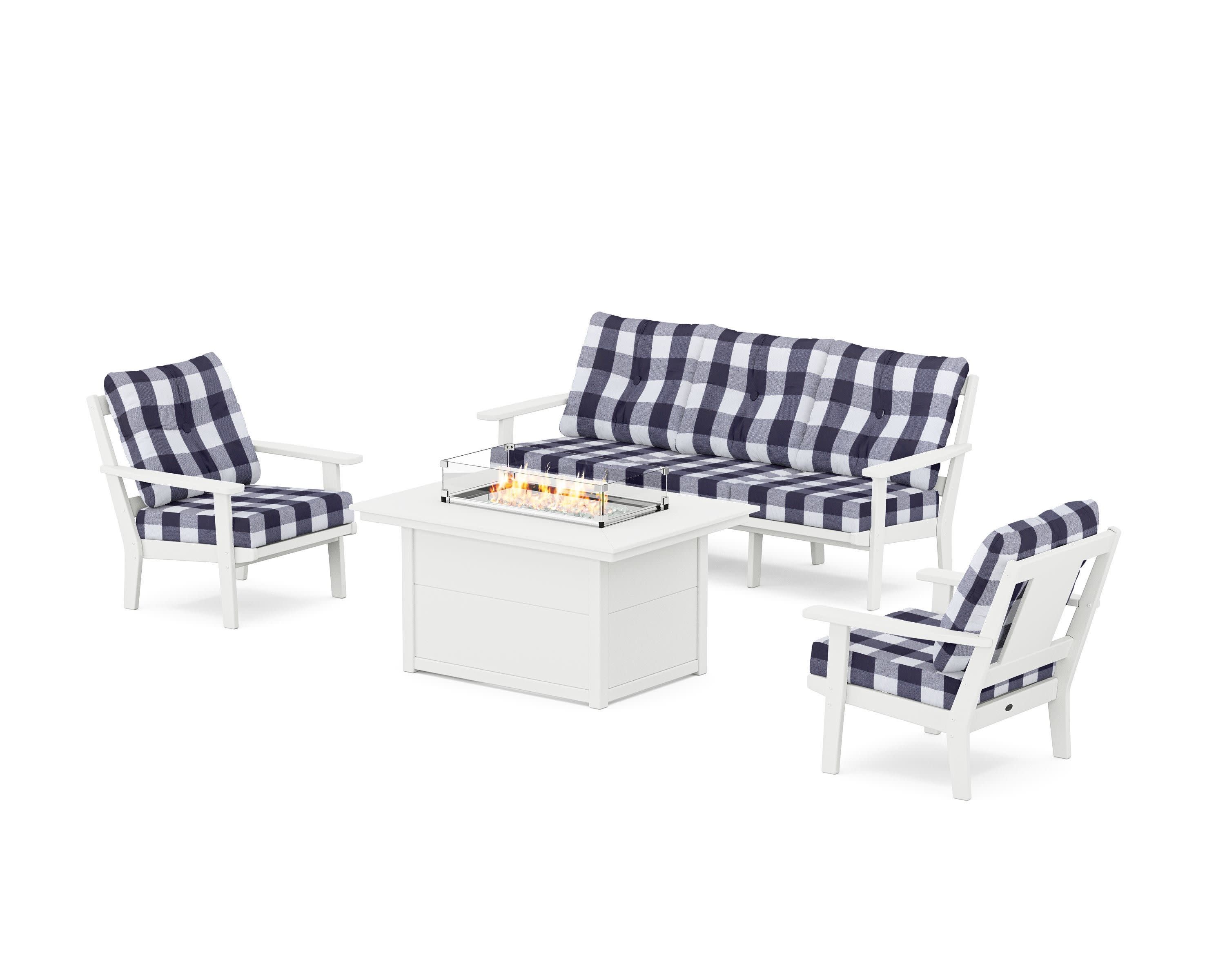 Prairie Deep Seating Fire Pit Table Set - Image 9