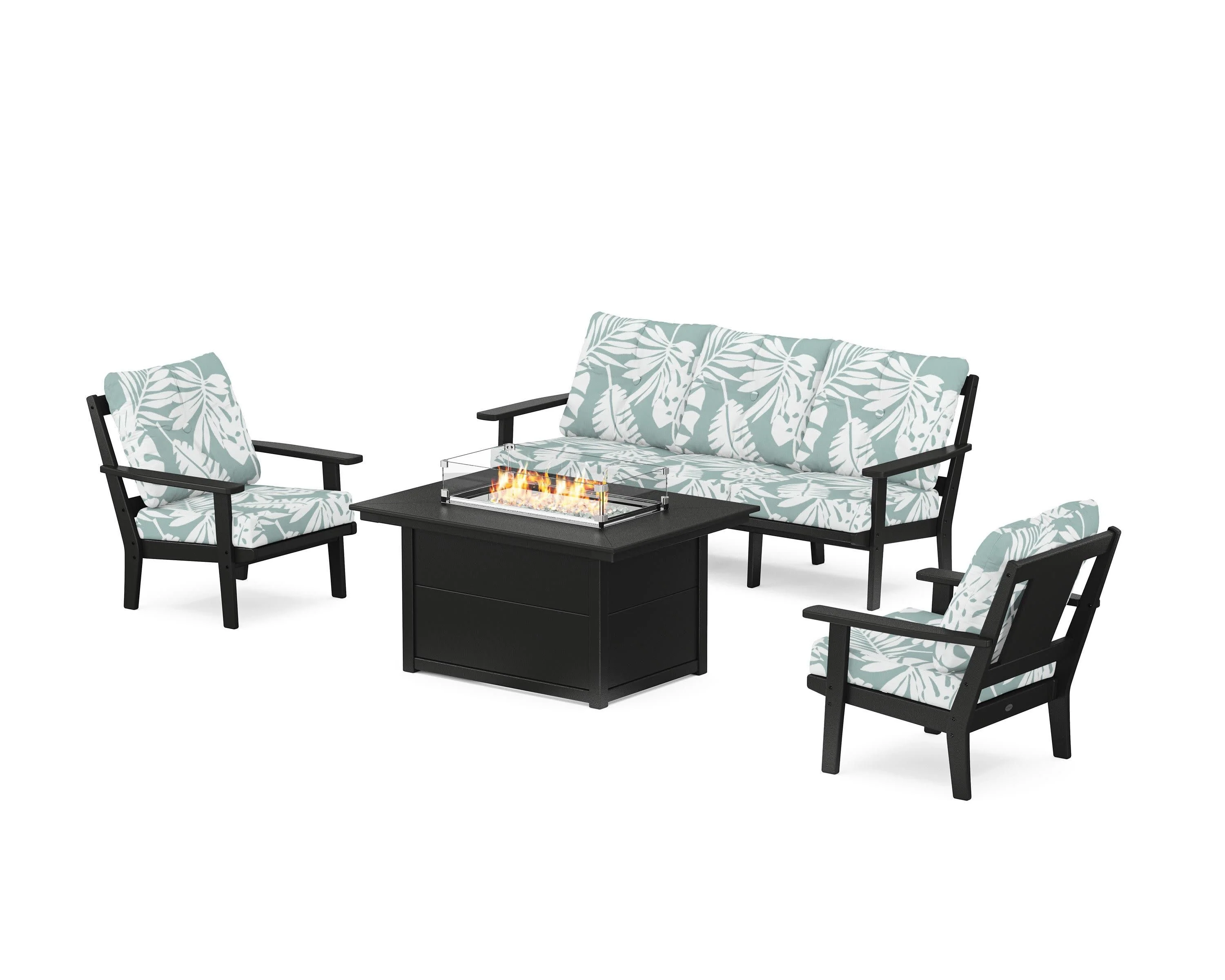 Prairie Deep Seating Fire Pit Table Set - Image 95