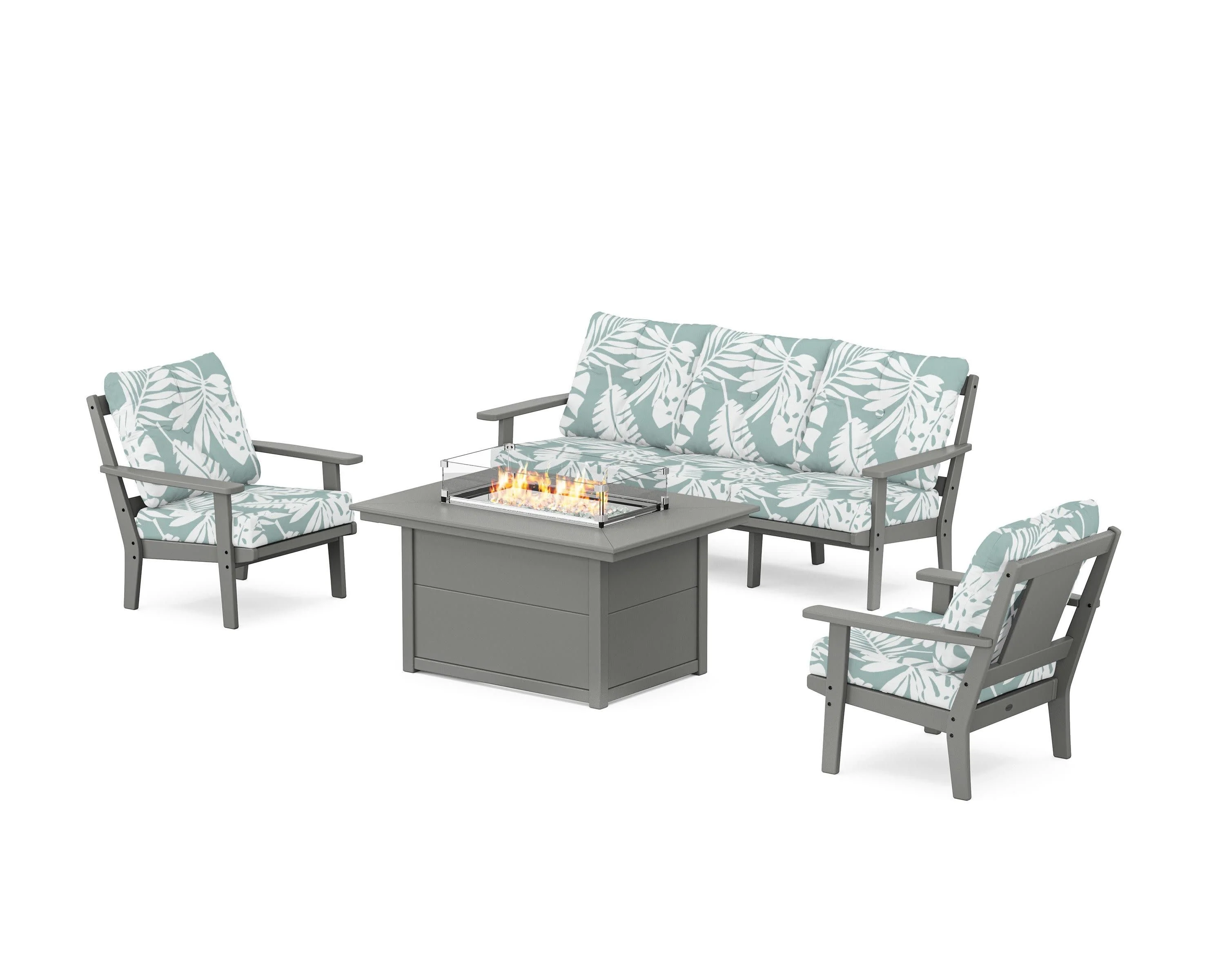 Prairie Deep Seating Fire Pit Table Set - Image 99