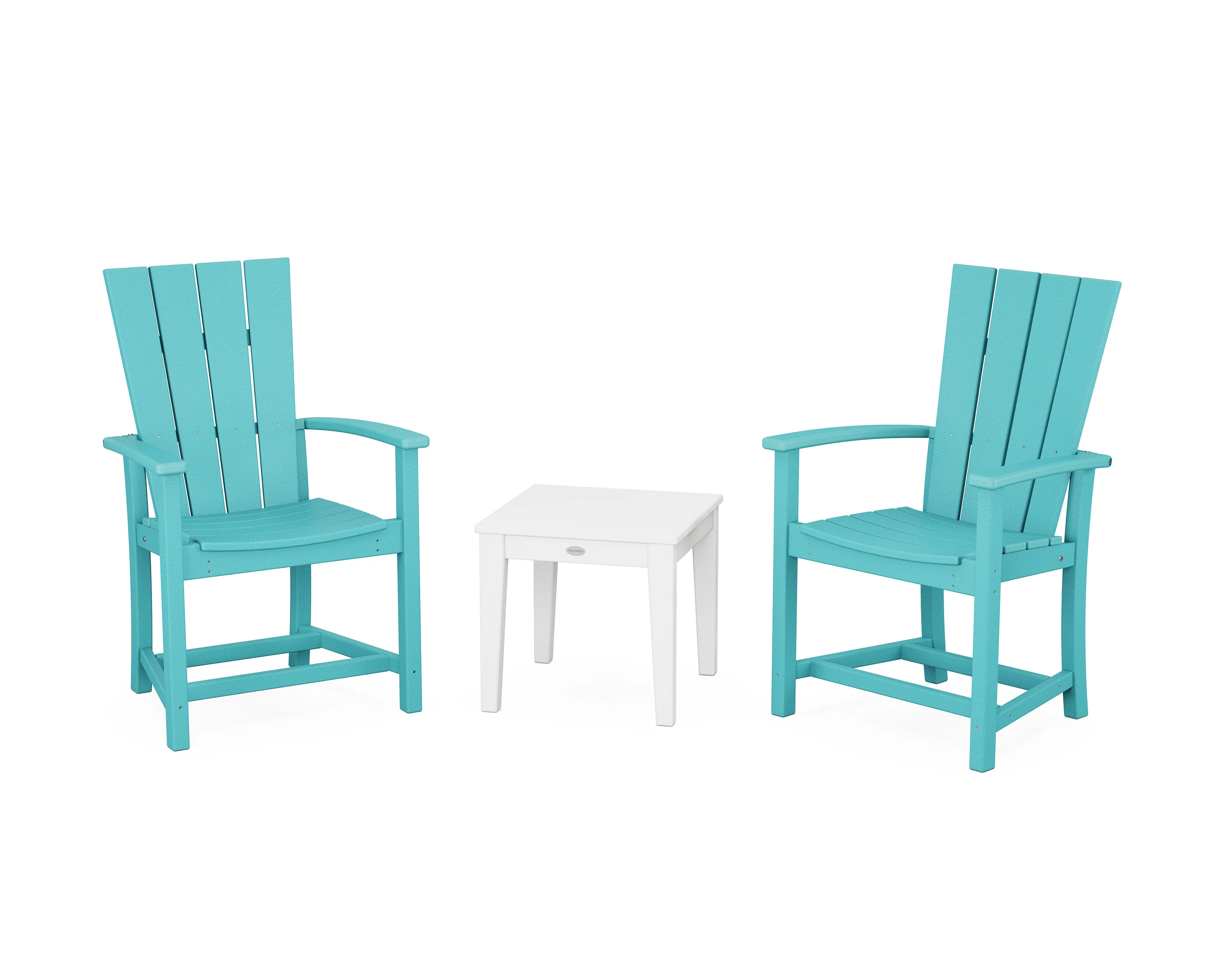 Quattro 3-Piece Upright Adirondack Chair Set - Image 3