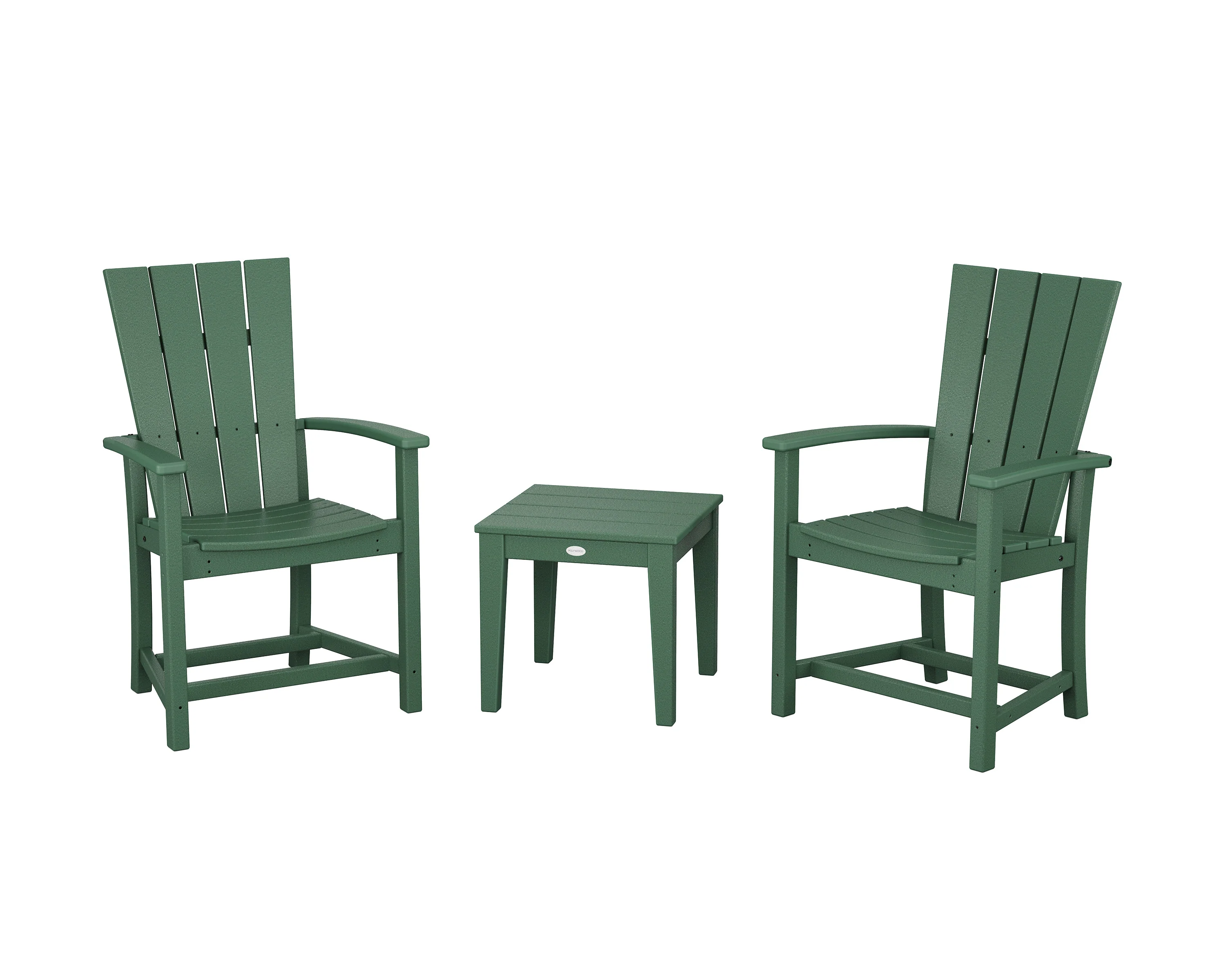 Quattro 3-Piece Upright Adirondack Chair Set - Image 4