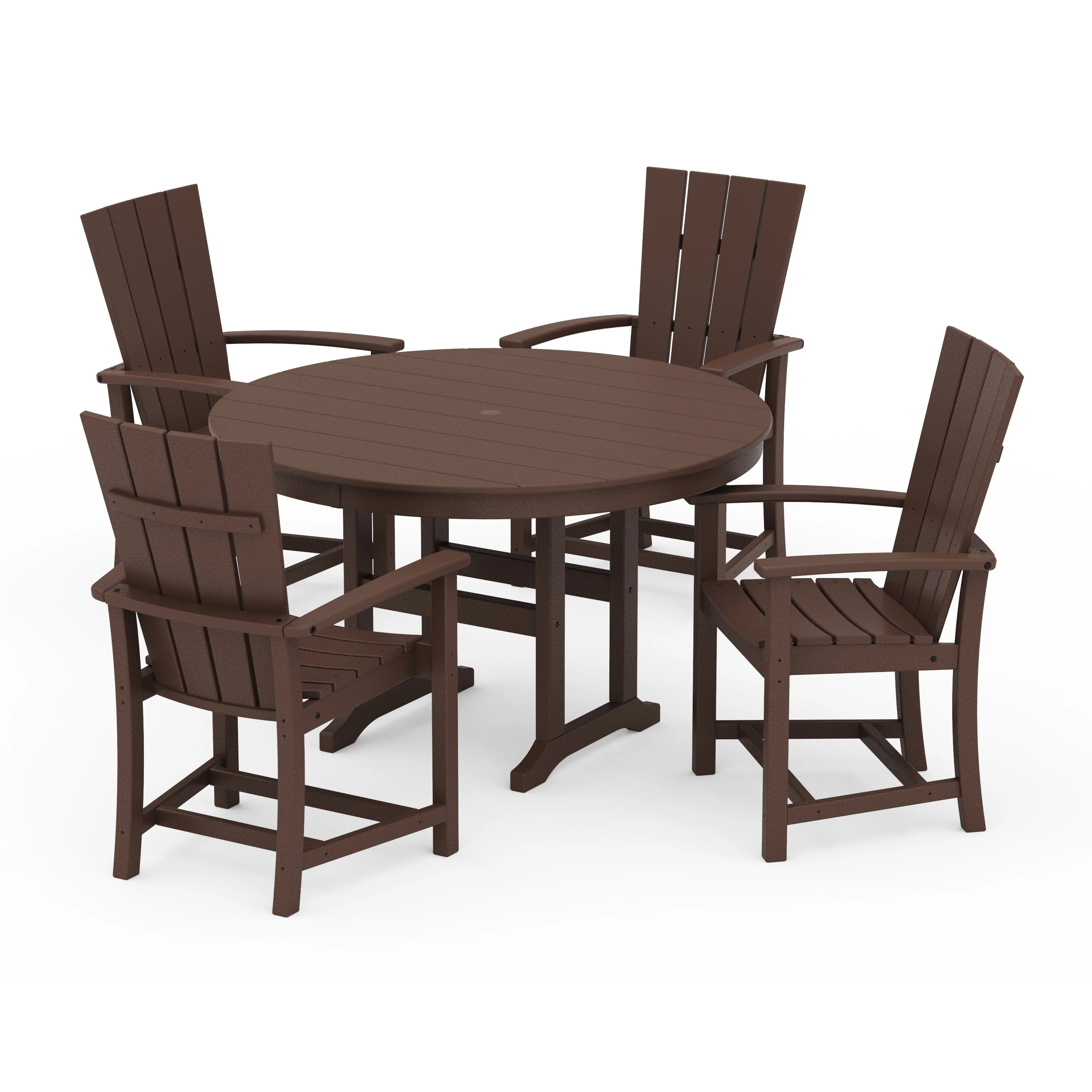 Quattro 5-Piece Round Farmhouse Dining Set - Image 11