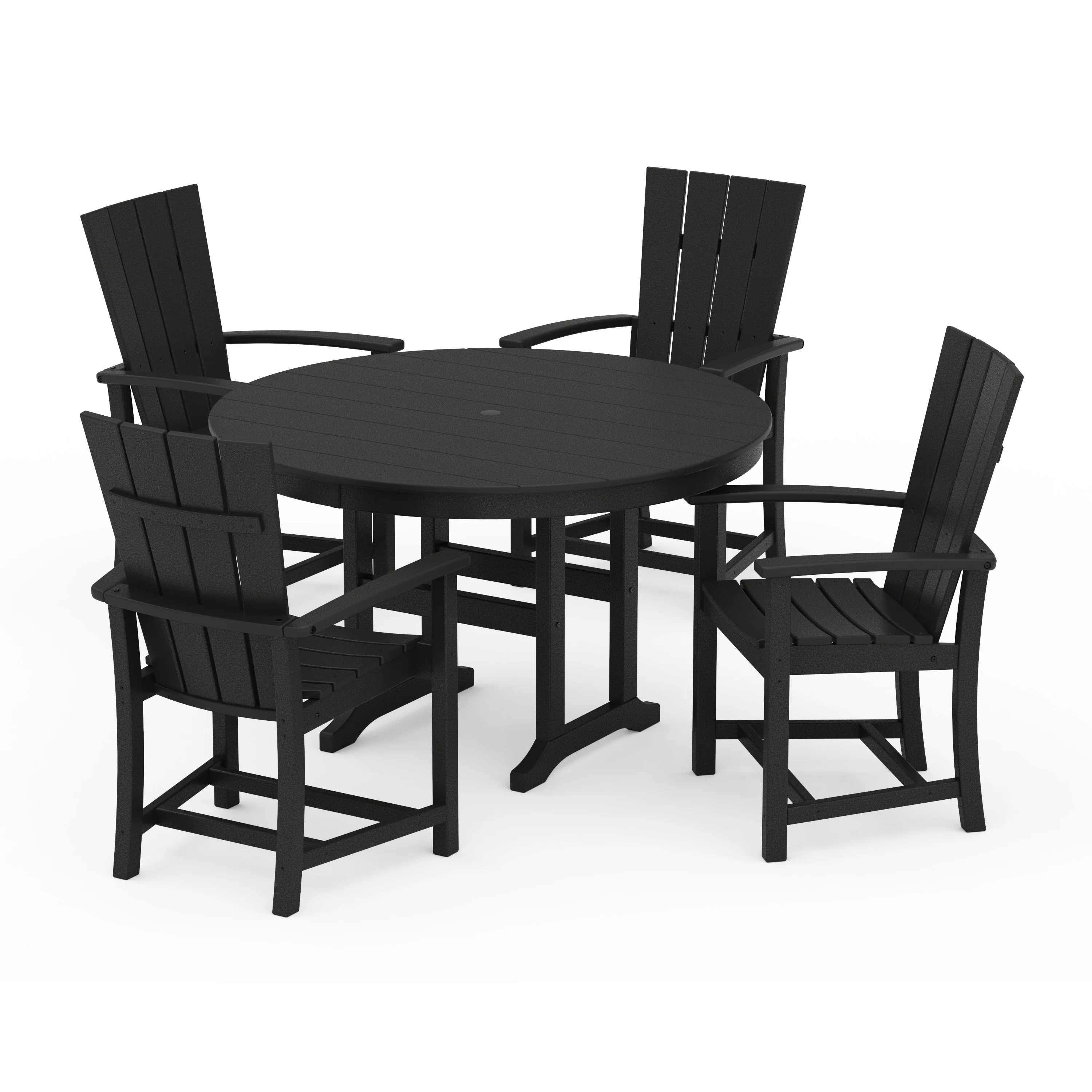 Quattro 5-Piece Round Farmhouse Dining Set - Image 12