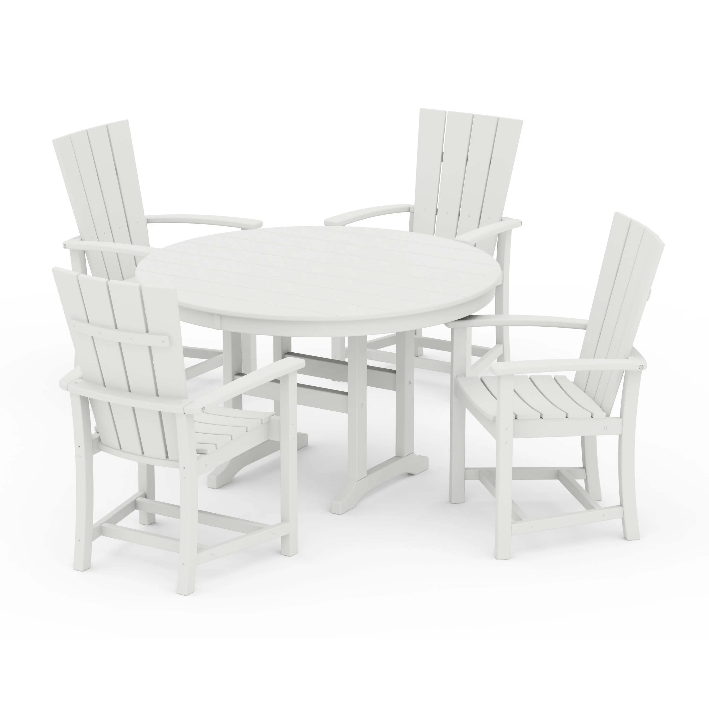 Quattro 5-Piece Round Farmhouse Dining Set - Image 13