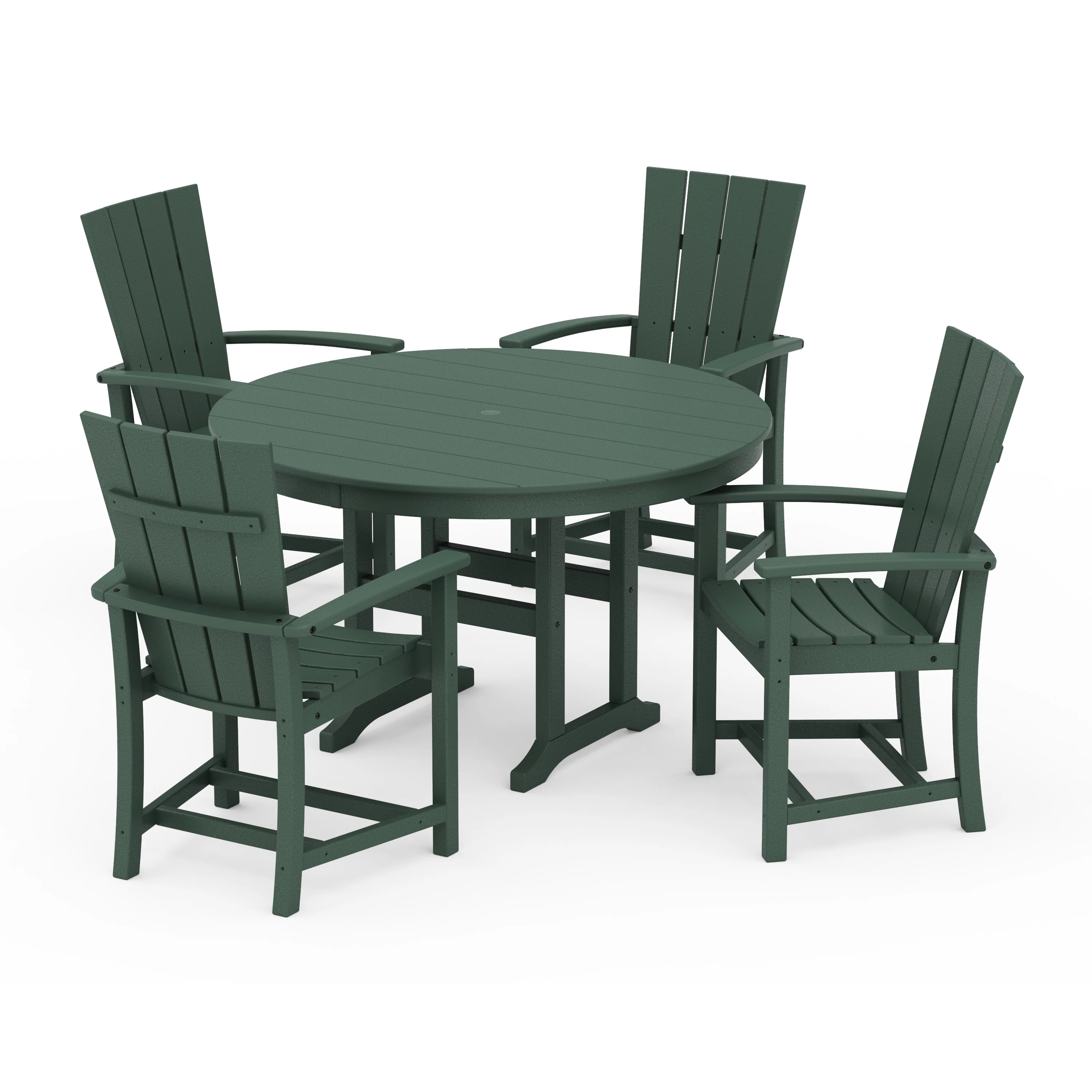 Quattro 5-Piece Round Farmhouse Dining Set - Image 15