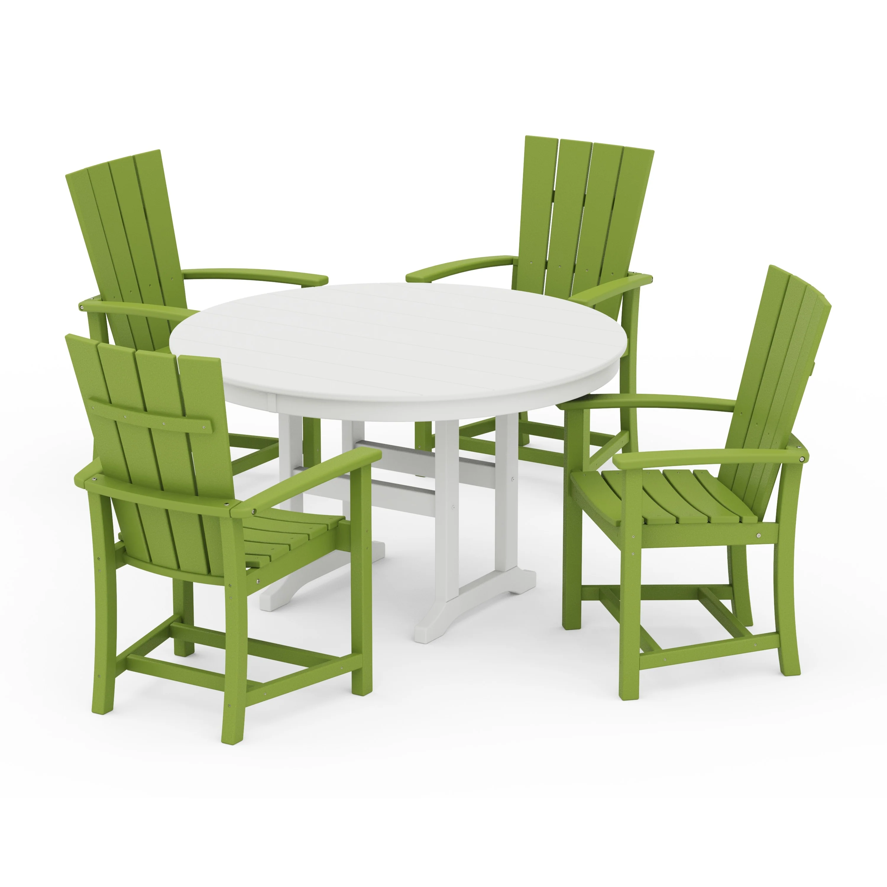 Quattro 5-Piece Round Farmhouse Dining Set - Image 8