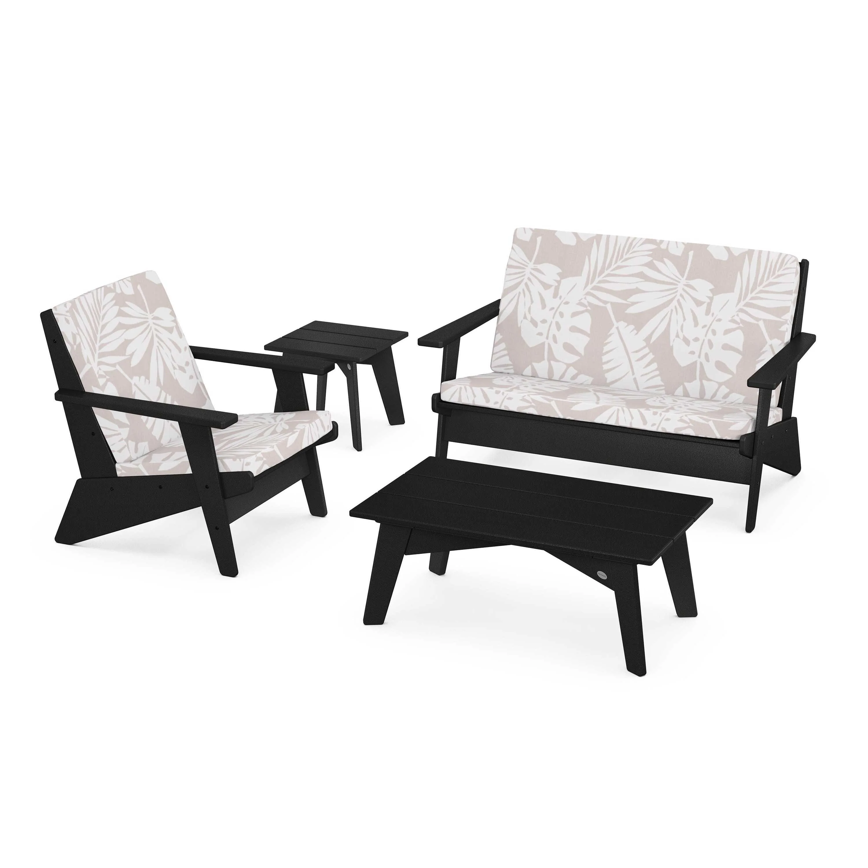 Riviera Modern Lounge 4-Piece Set - Image 10
