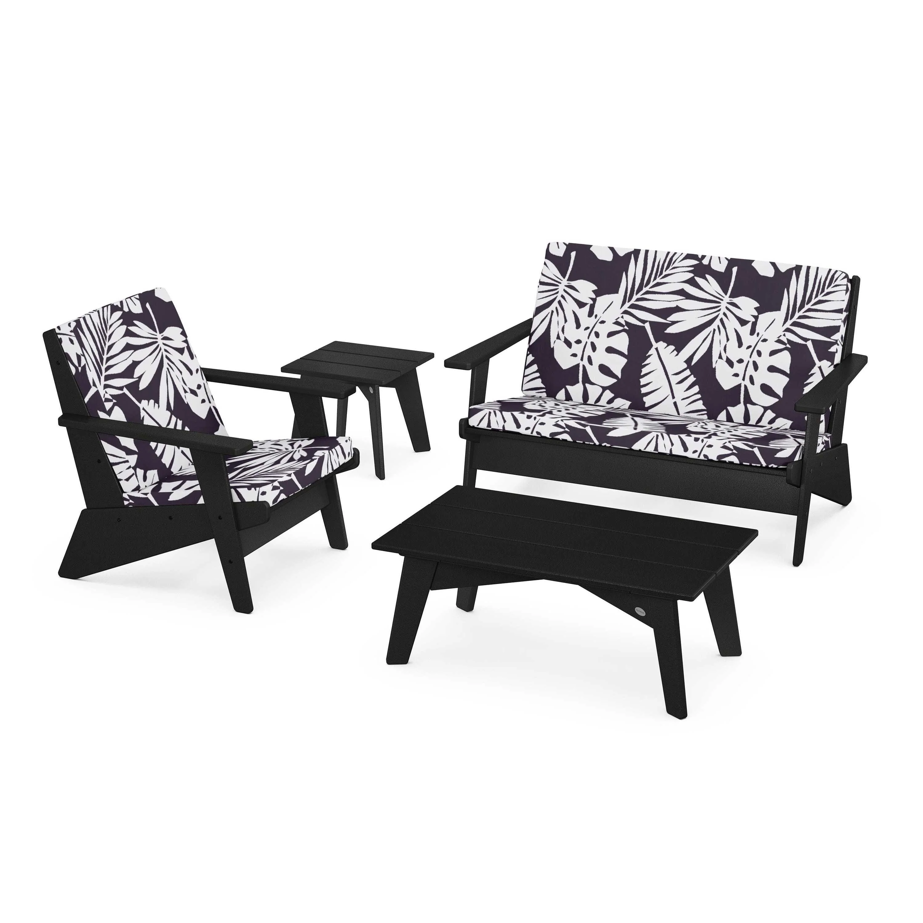 Riviera Modern Lounge 4-Piece Set - Image 13