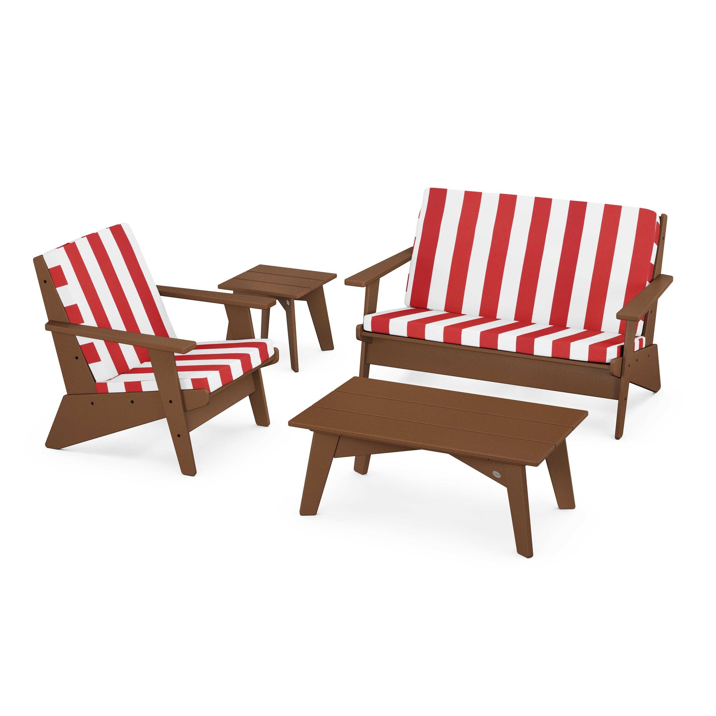 Riviera Modern Lounge 4-Piece Set - Image 131
