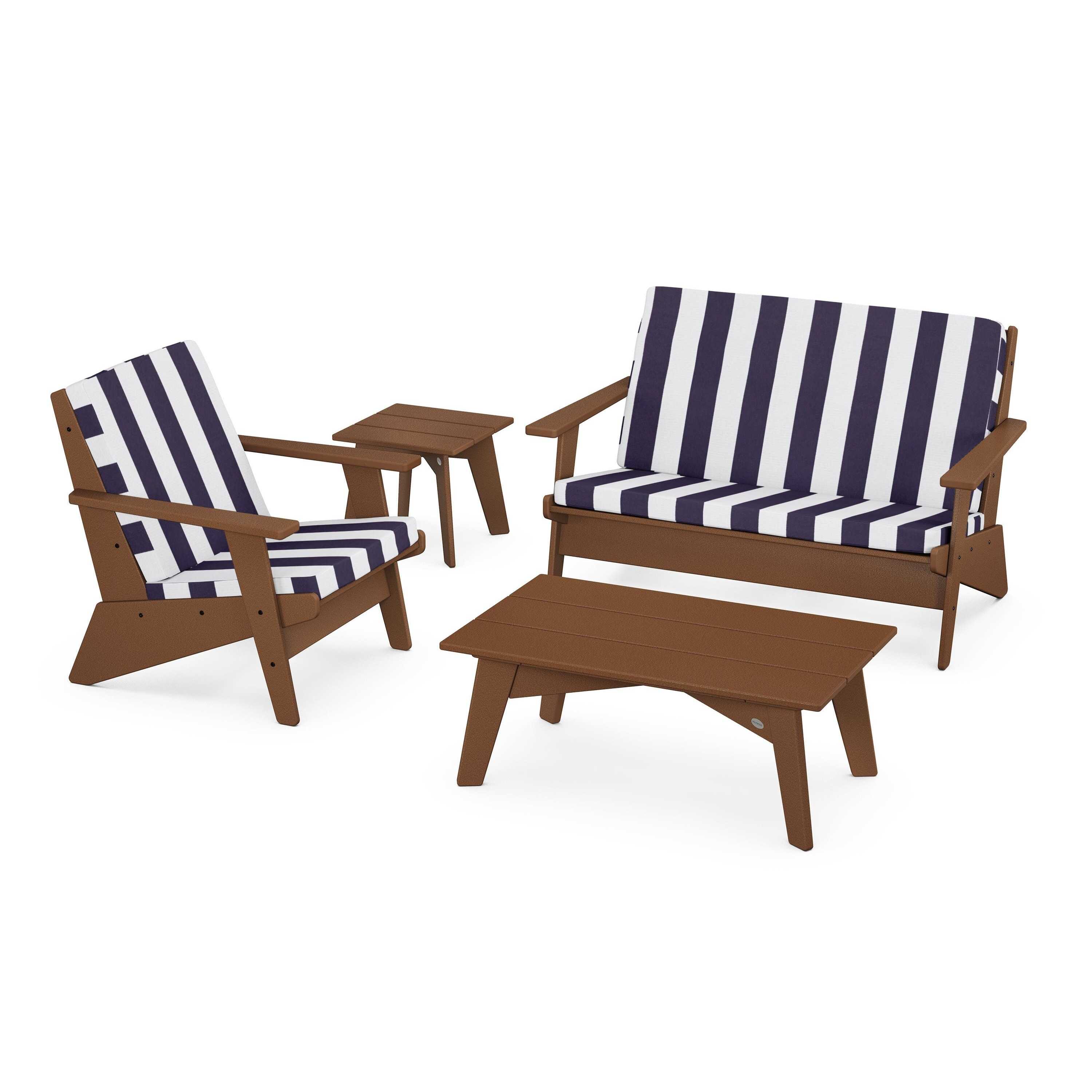 Riviera Modern Lounge 4-Piece Set - Image 132