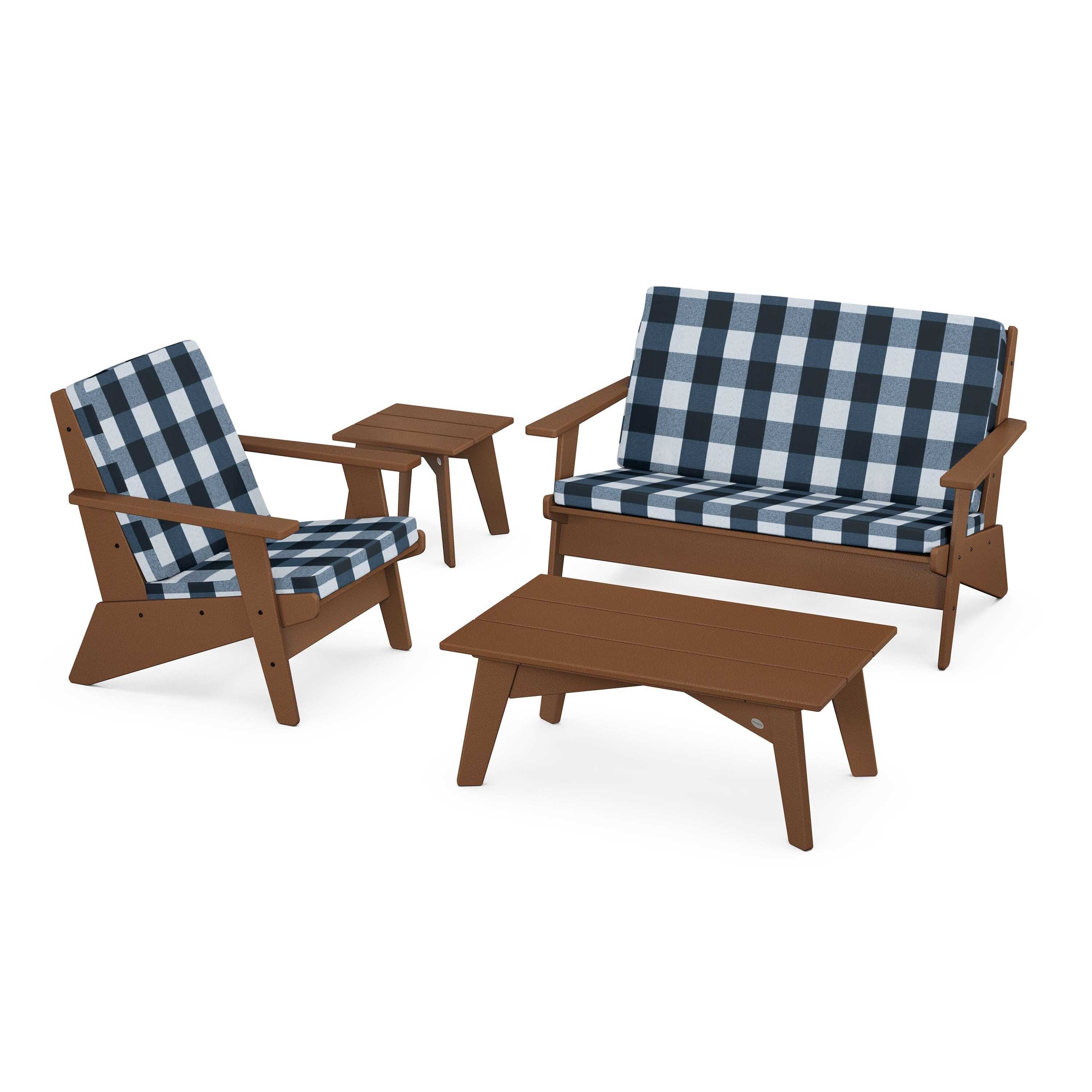 Riviera Modern Lounge 4-Piece Set - Image 133