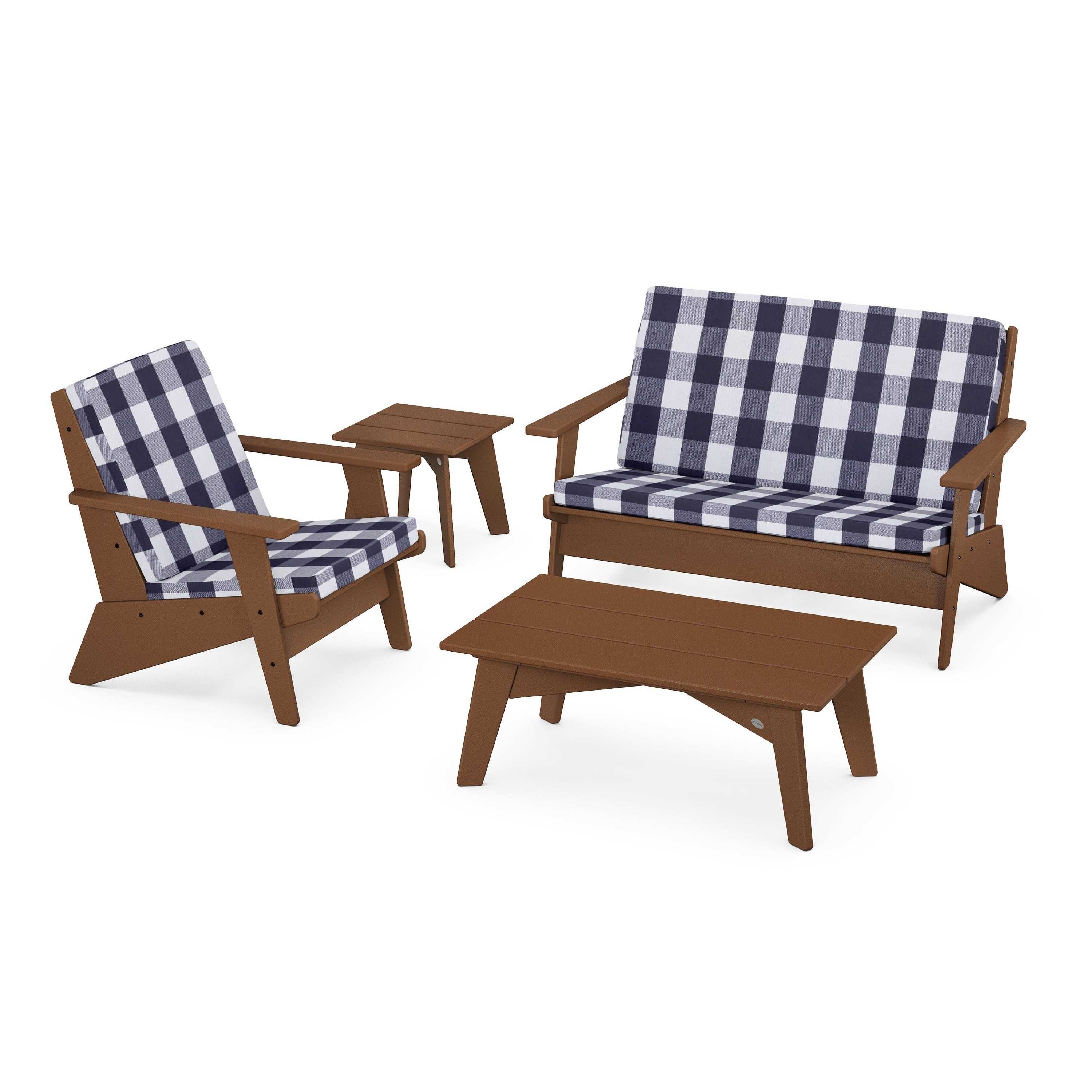 Riviera Modern Lounge 4-Piece Set - Image 139