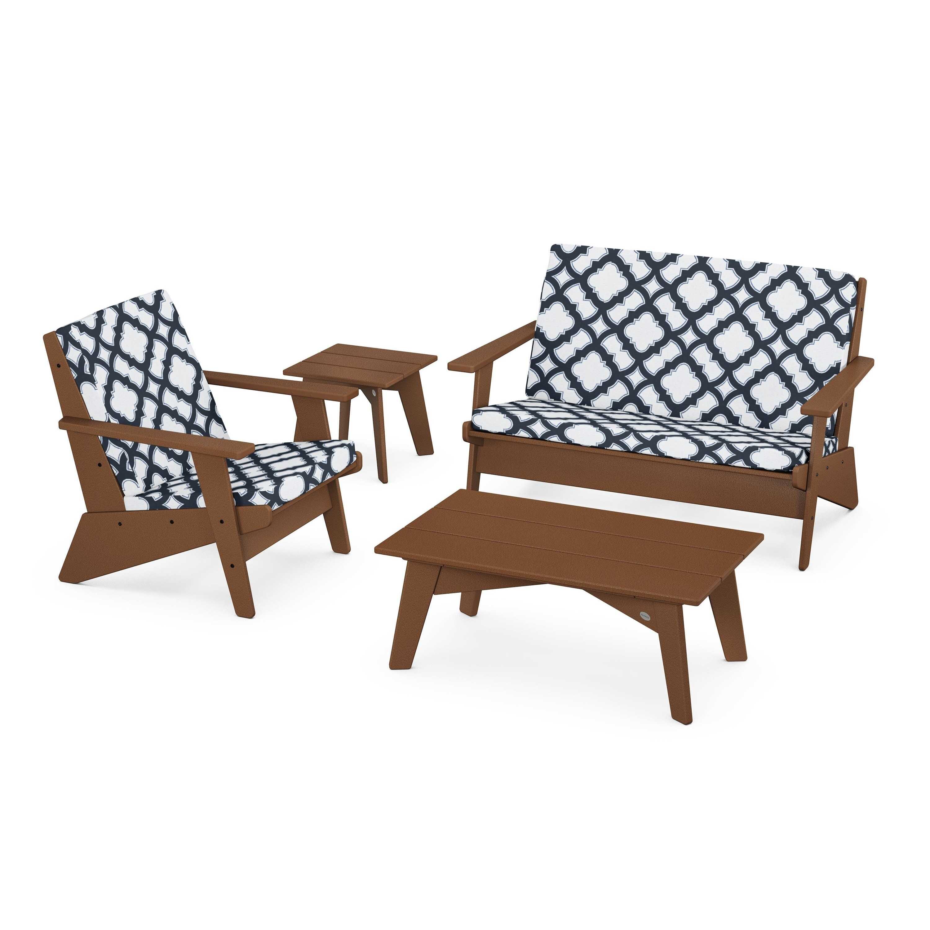 Riviera Modern Lounge 4-Piece Set - Image 140