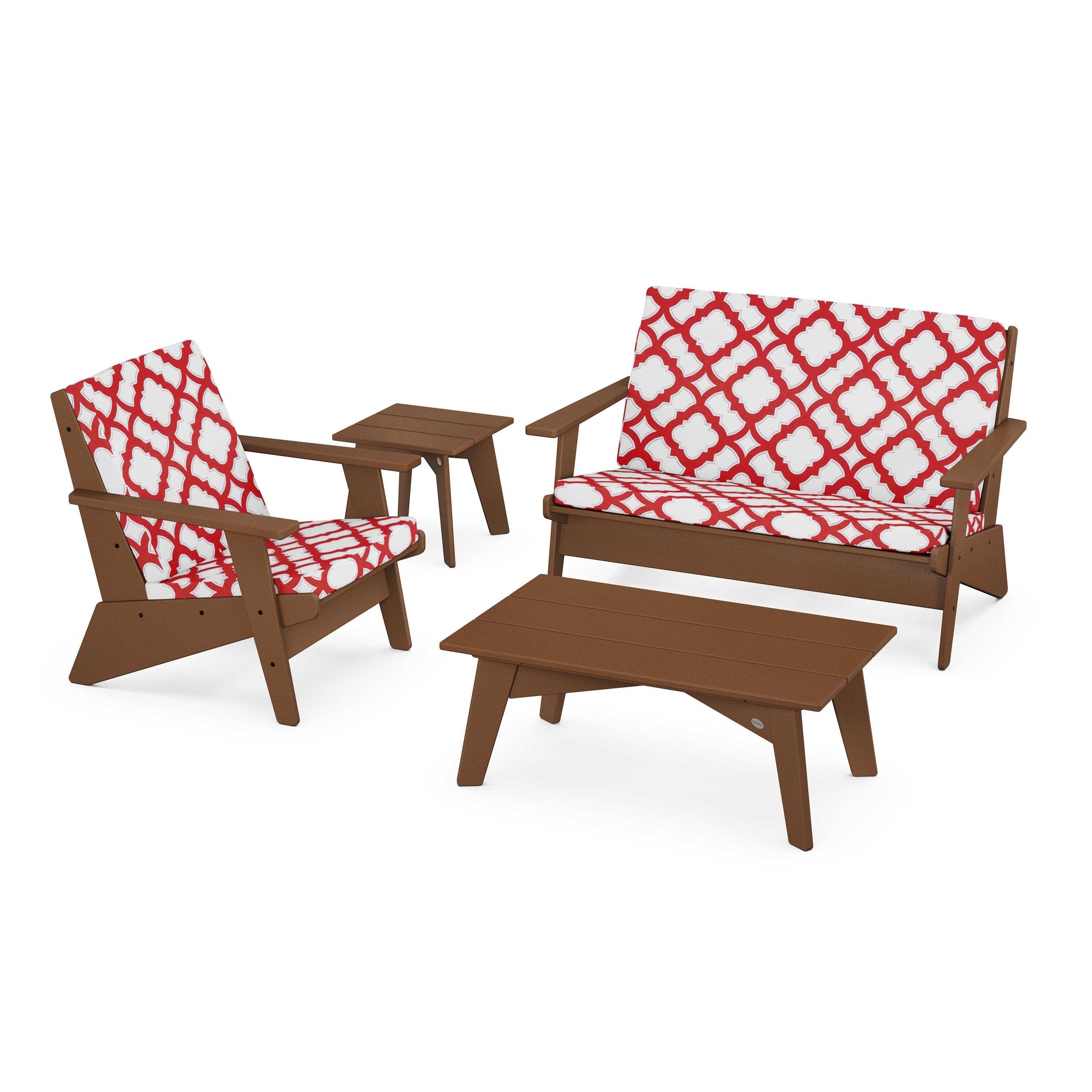 Riviera Modern Lounge 4-Piece Set - Image 145