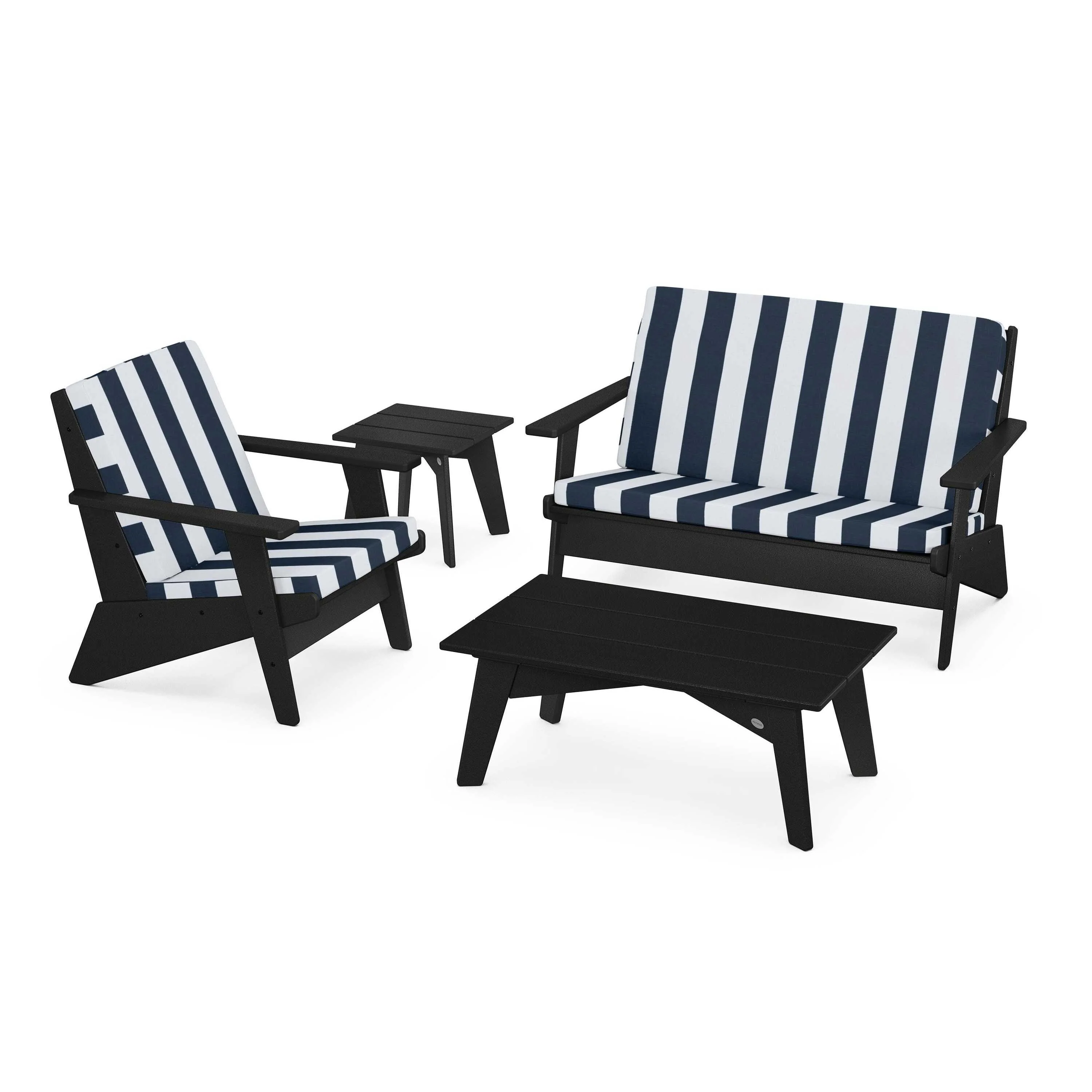 Riviera Modern Lounge 4-Piece Set - Image 15