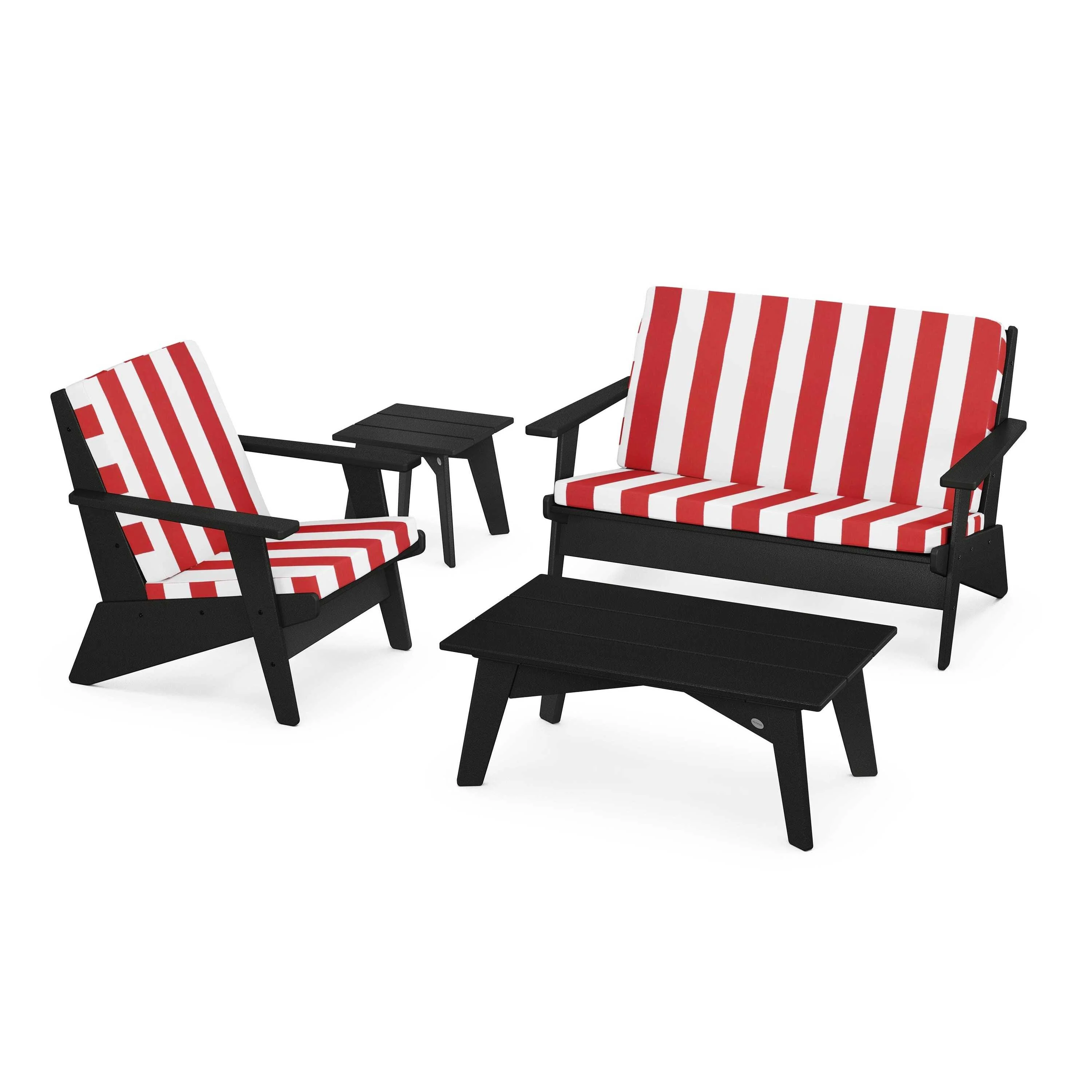 Riviera Modern Lounge 4-Piece Set - Image 19