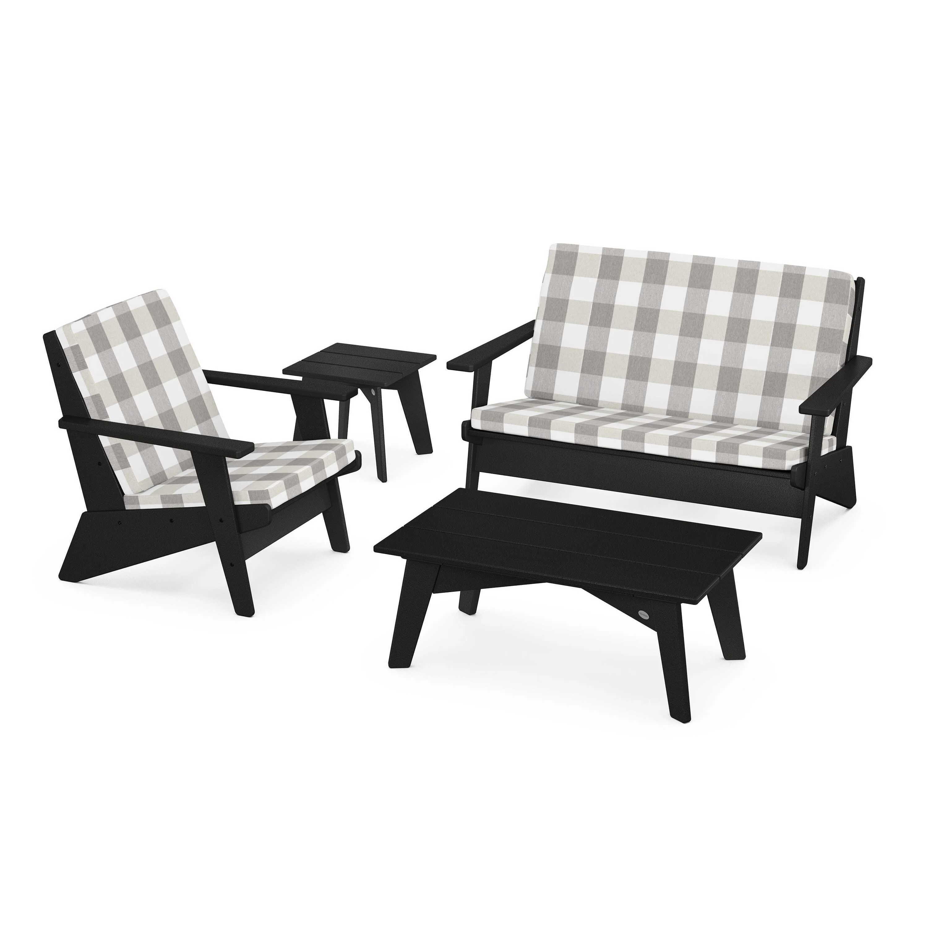 Riviera Modern Lounge 4-Piece Set - Image 22