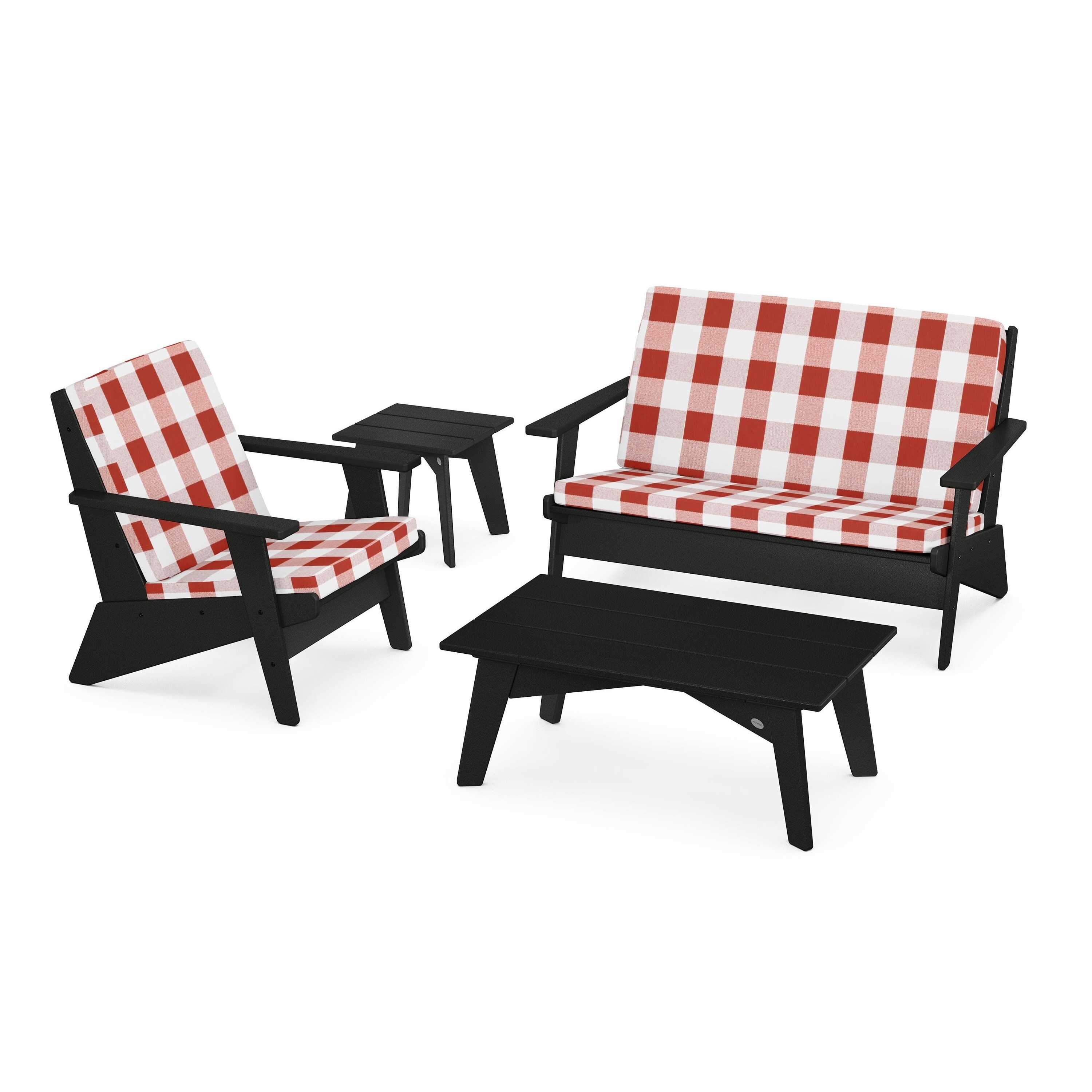 Riviera Modern Lounge 4-Piece Set - Image 26