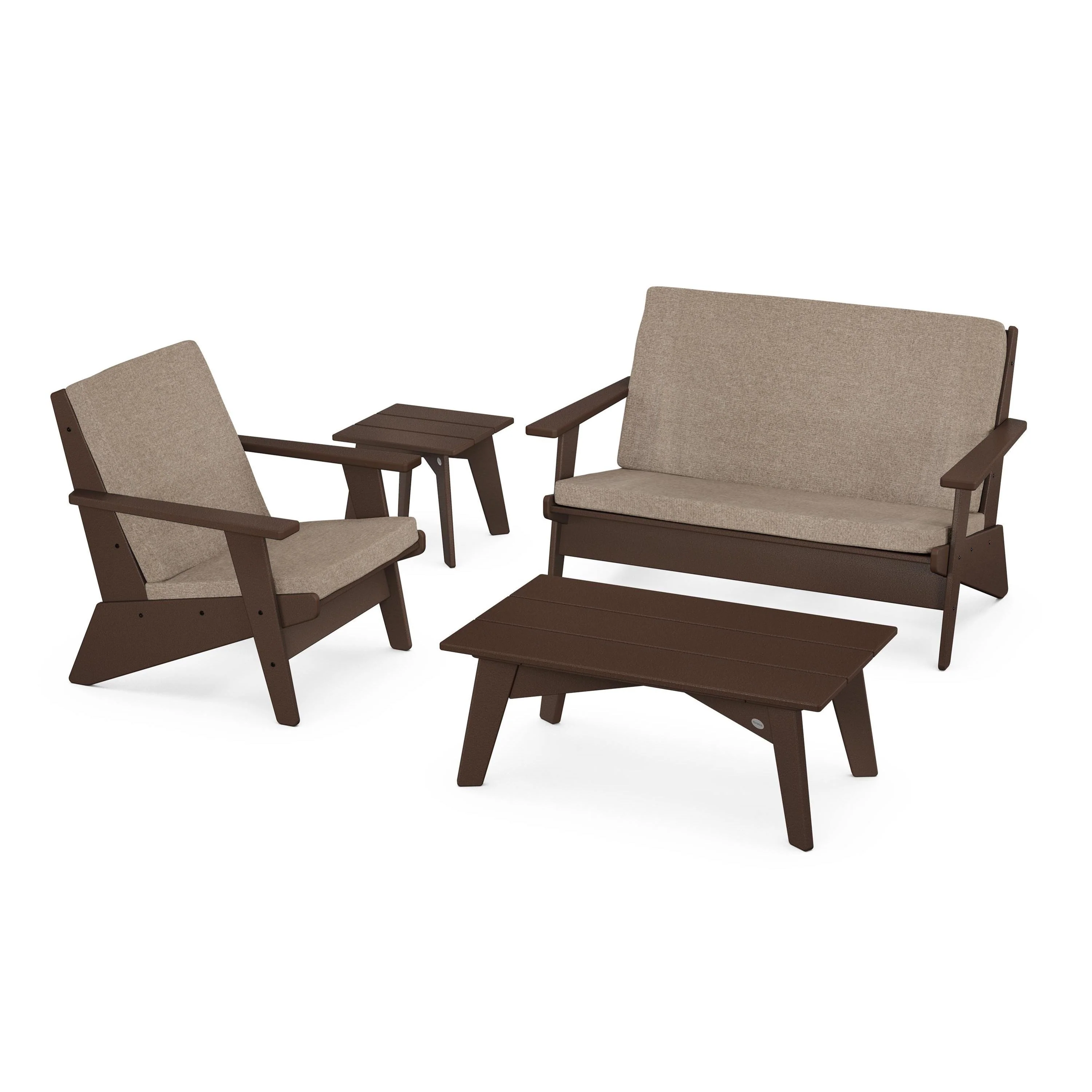 Riviera Modern Lounge 4-Piece Set - Image 3