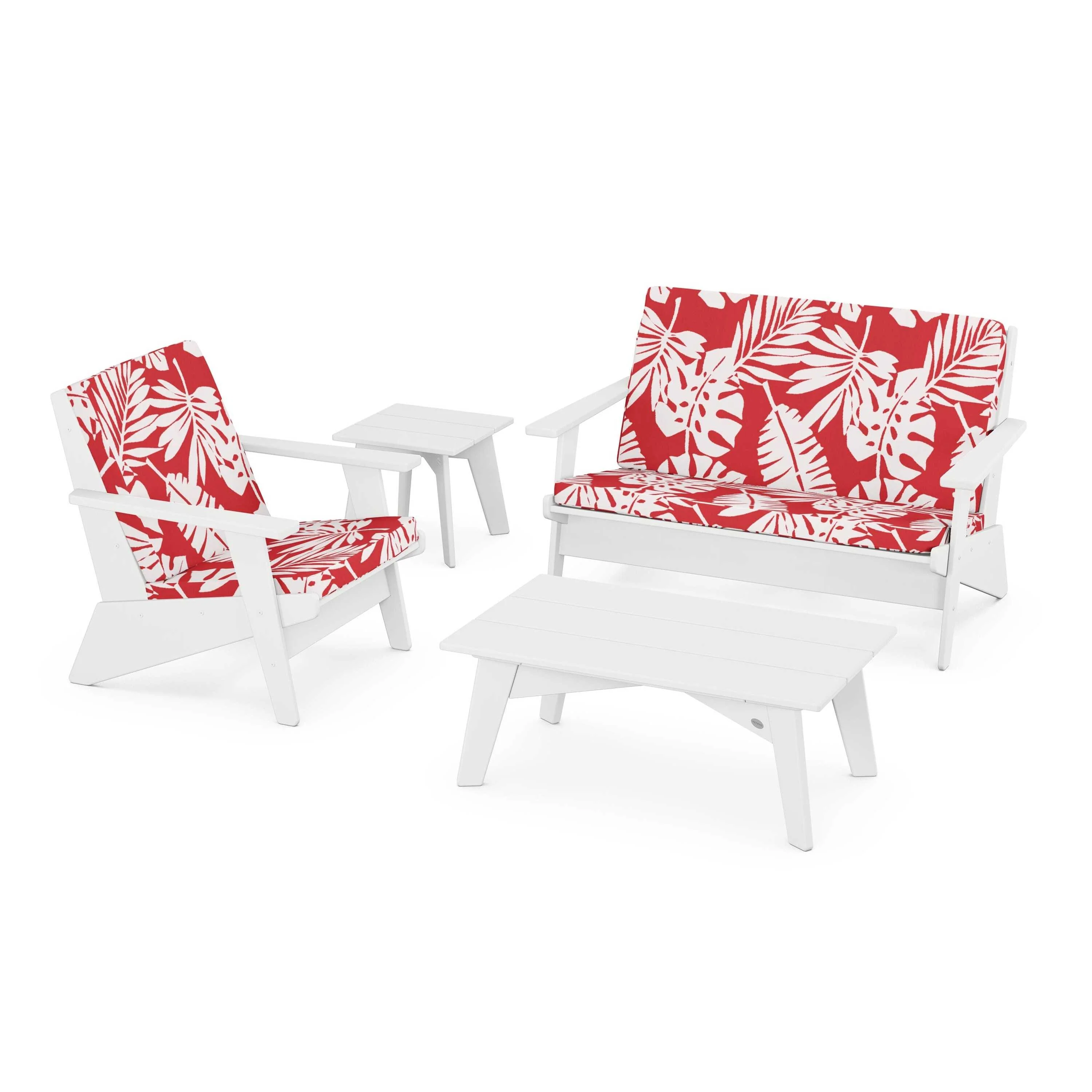 Riviera Modern Lounge 4-Piece Set - Image 40