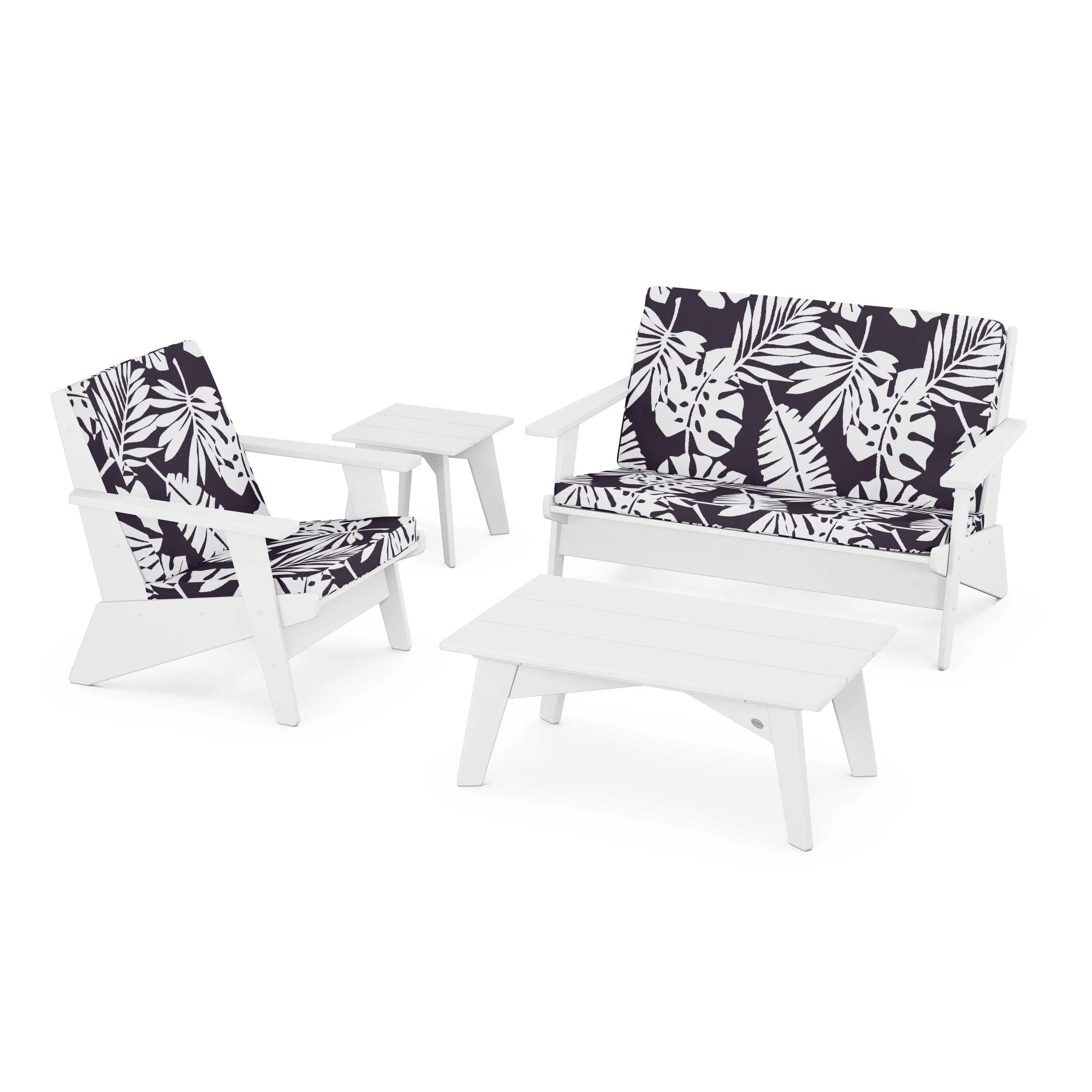 Riviera Modern Lounge 4-Piece Set - Image 41