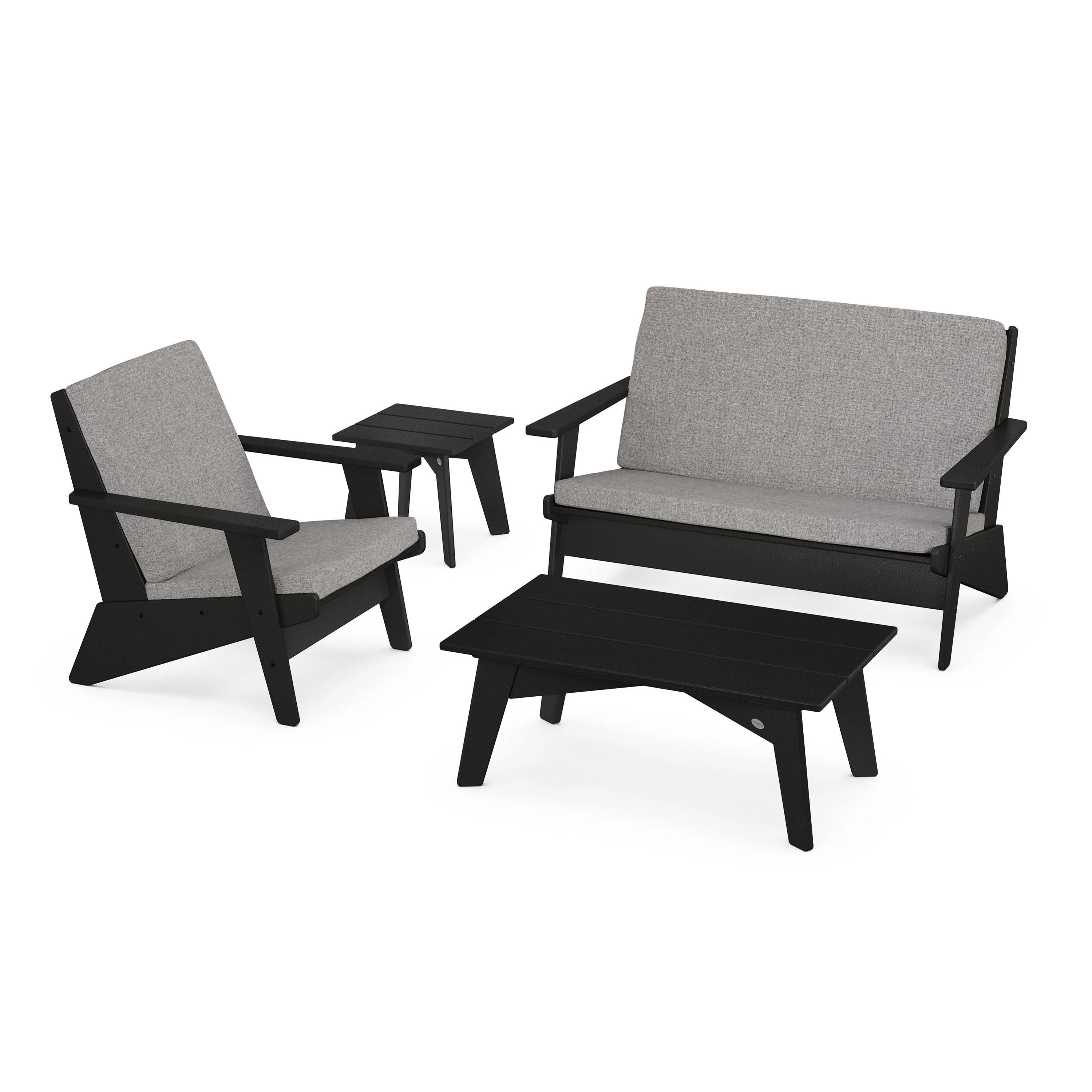 Riviera Modern Lounge 4-Piece Set - Image 5