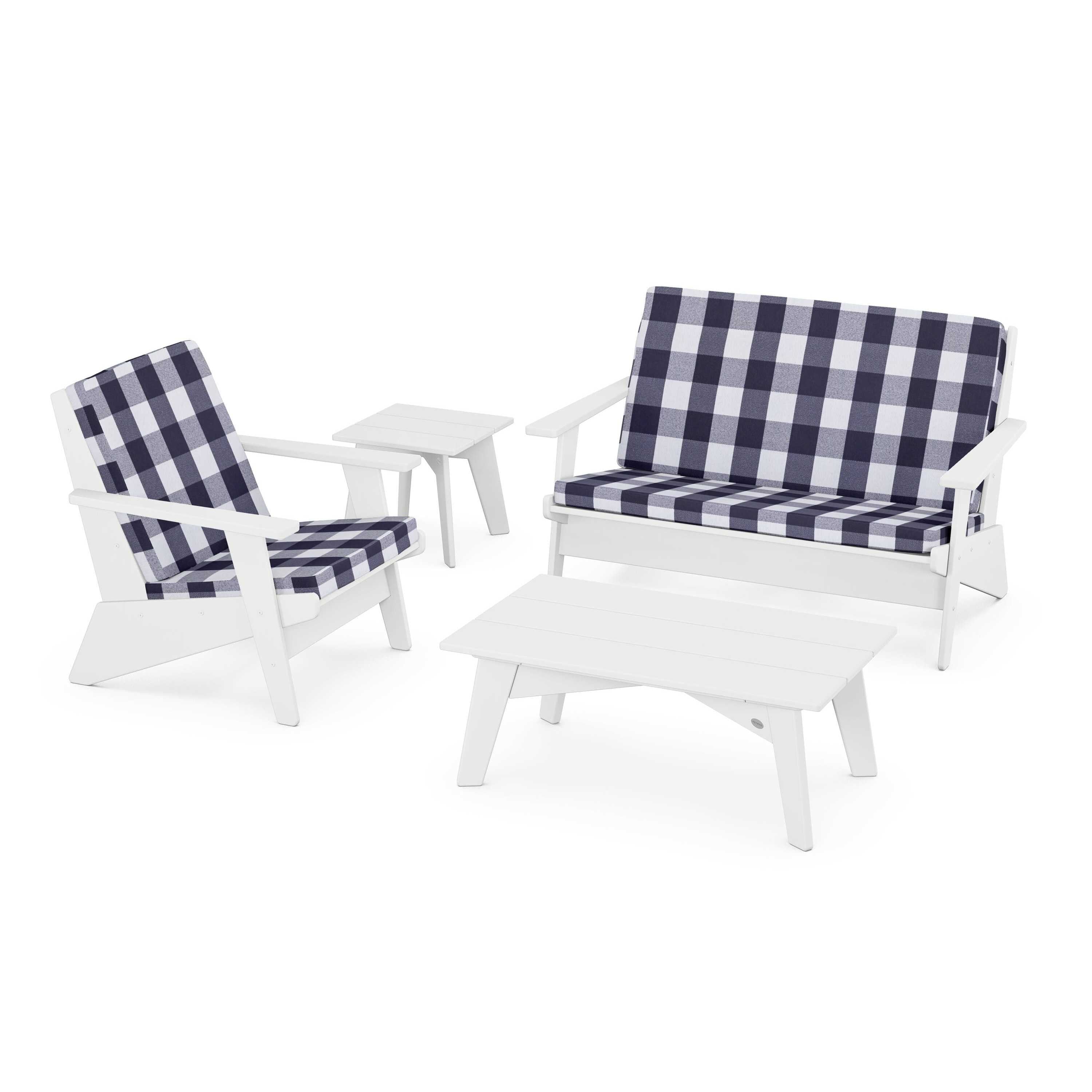 Riviera Modern Lounge 4-Piece Set - Image 55