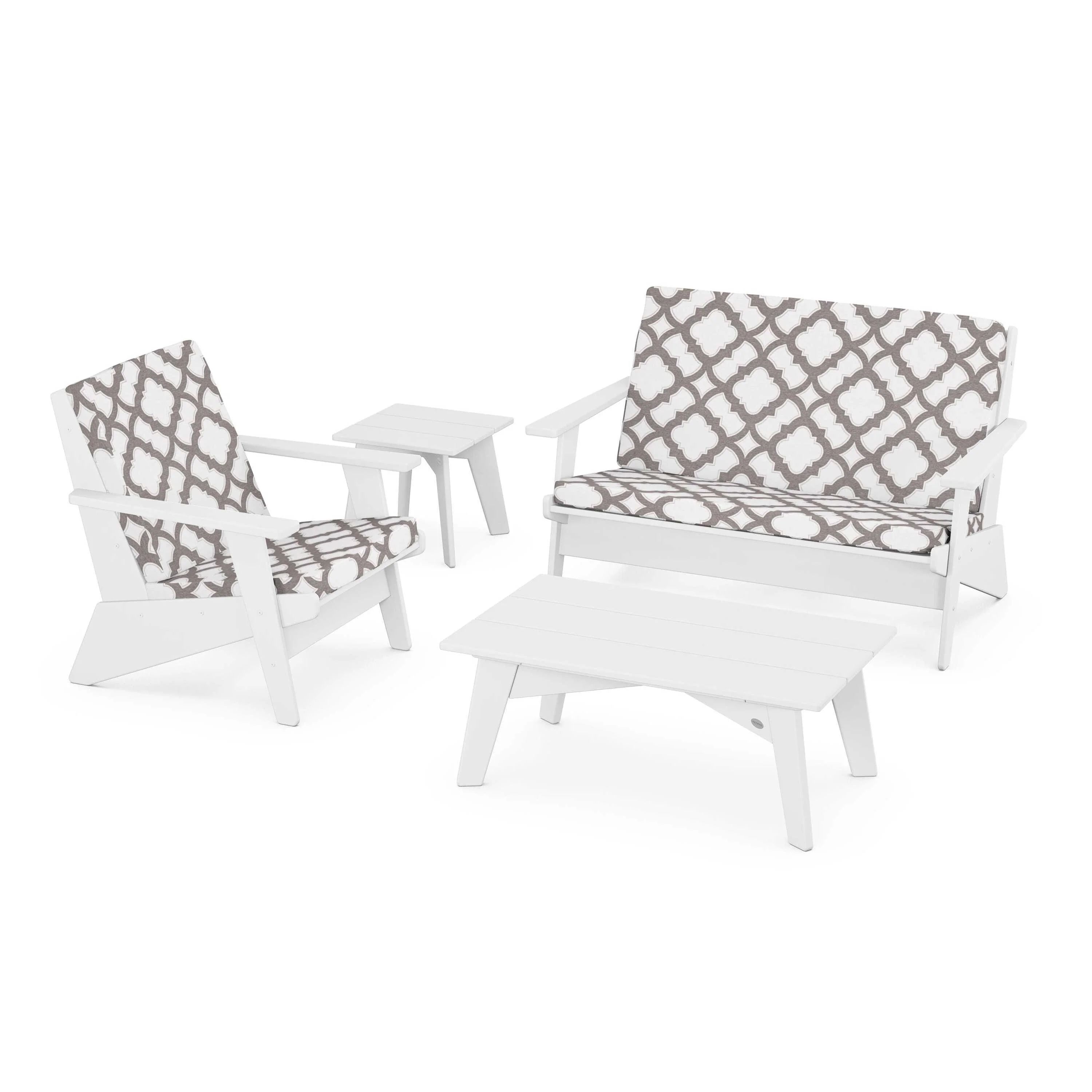 Riviera Modern Lounge 4-Piece Set - Image 57