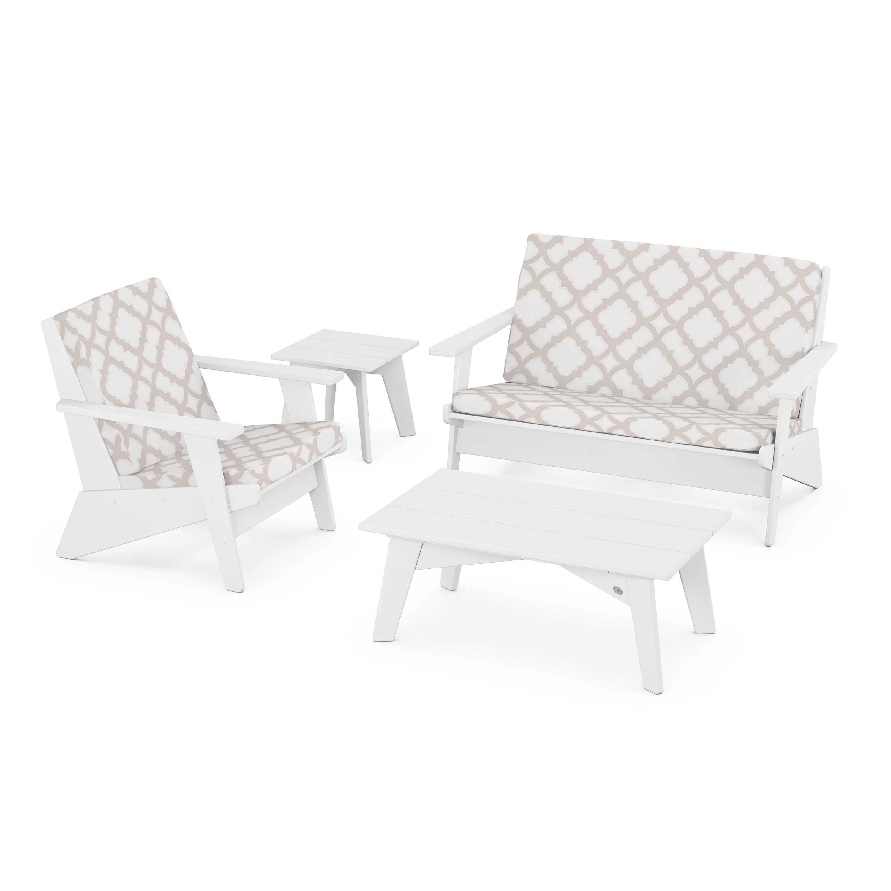 Riviera Modern Lounge 4-Piece Set - Image 58