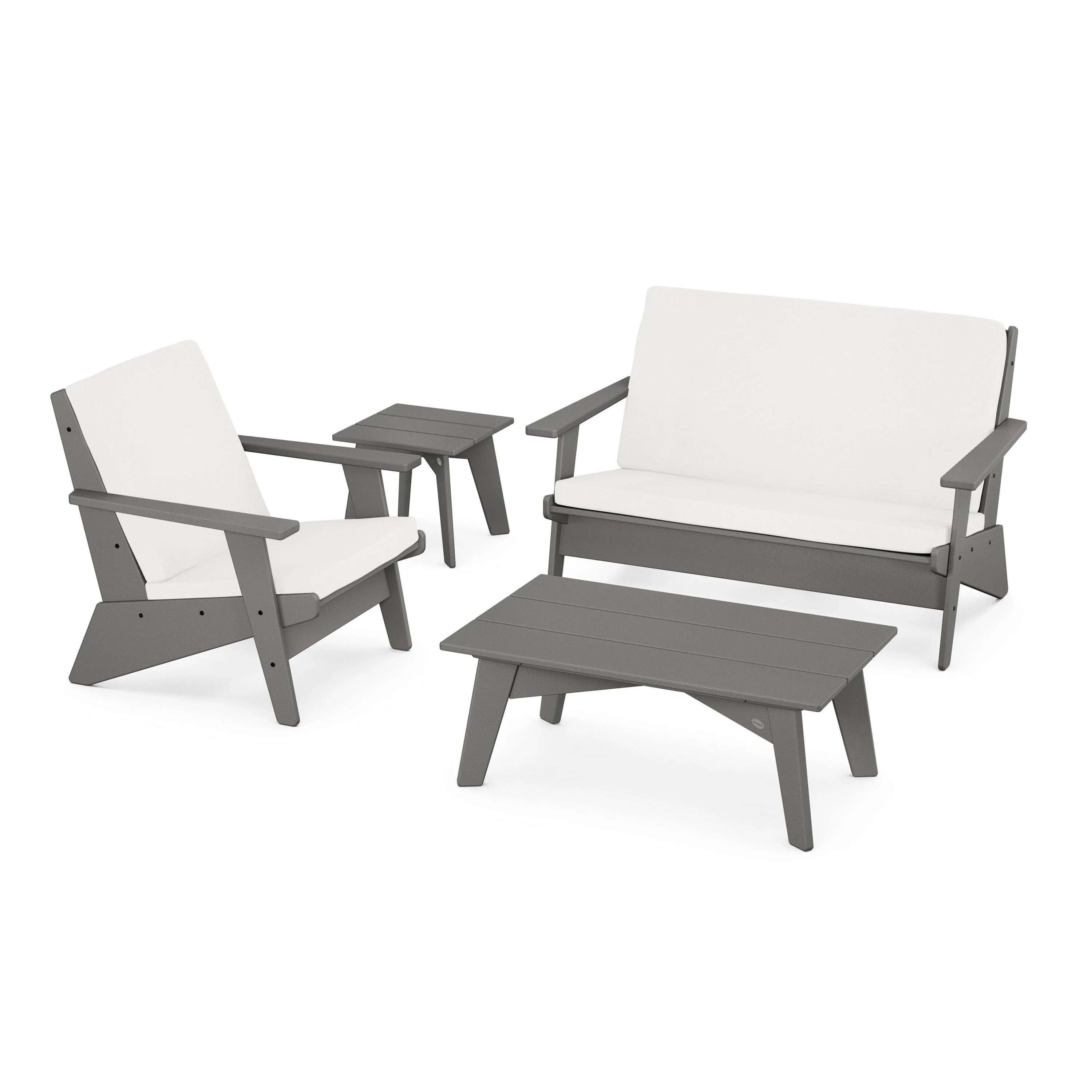 Riviera Modern Lounge 4-Piece Set - Image 6