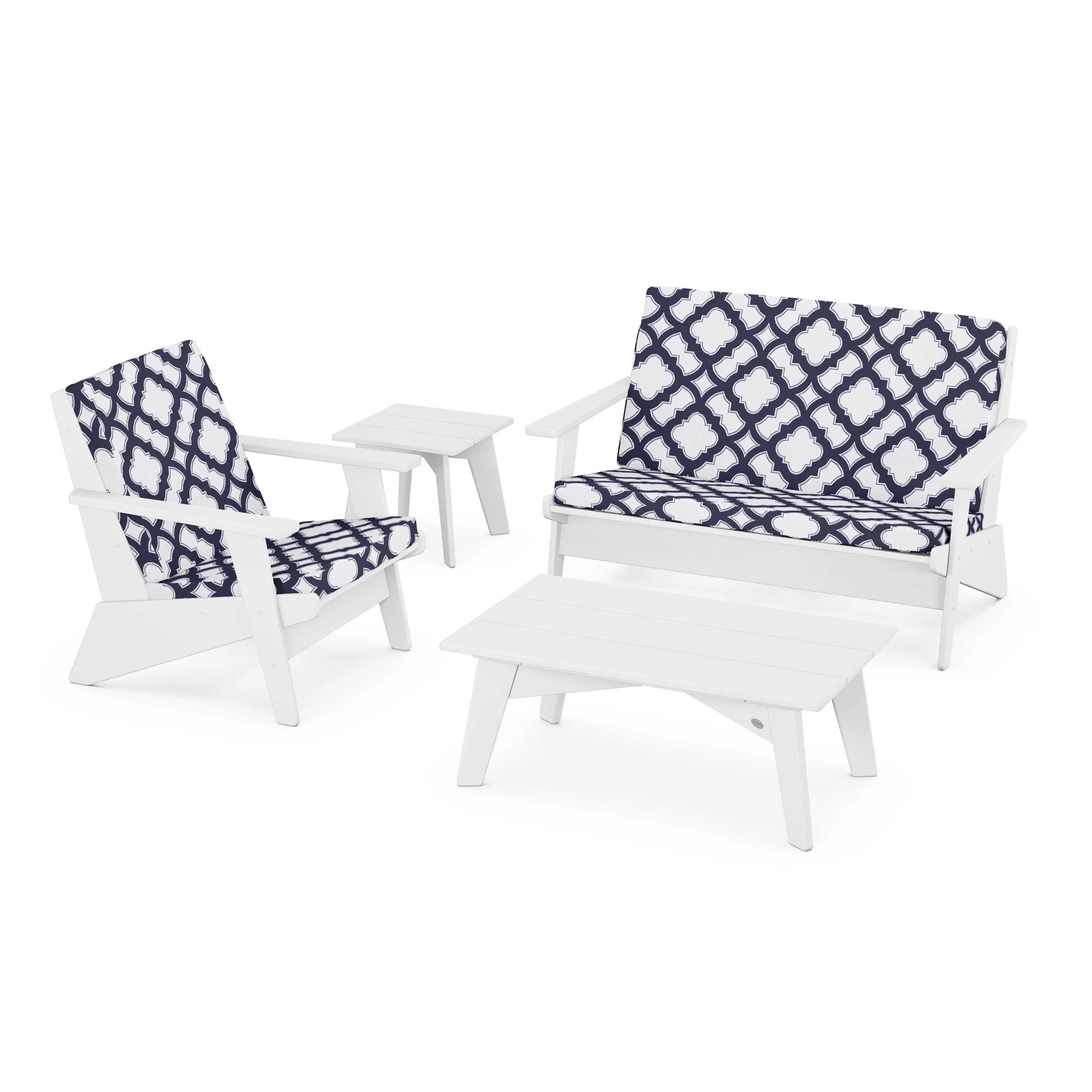 Riviera Modern Lounge 4-Piece Set - Image 62