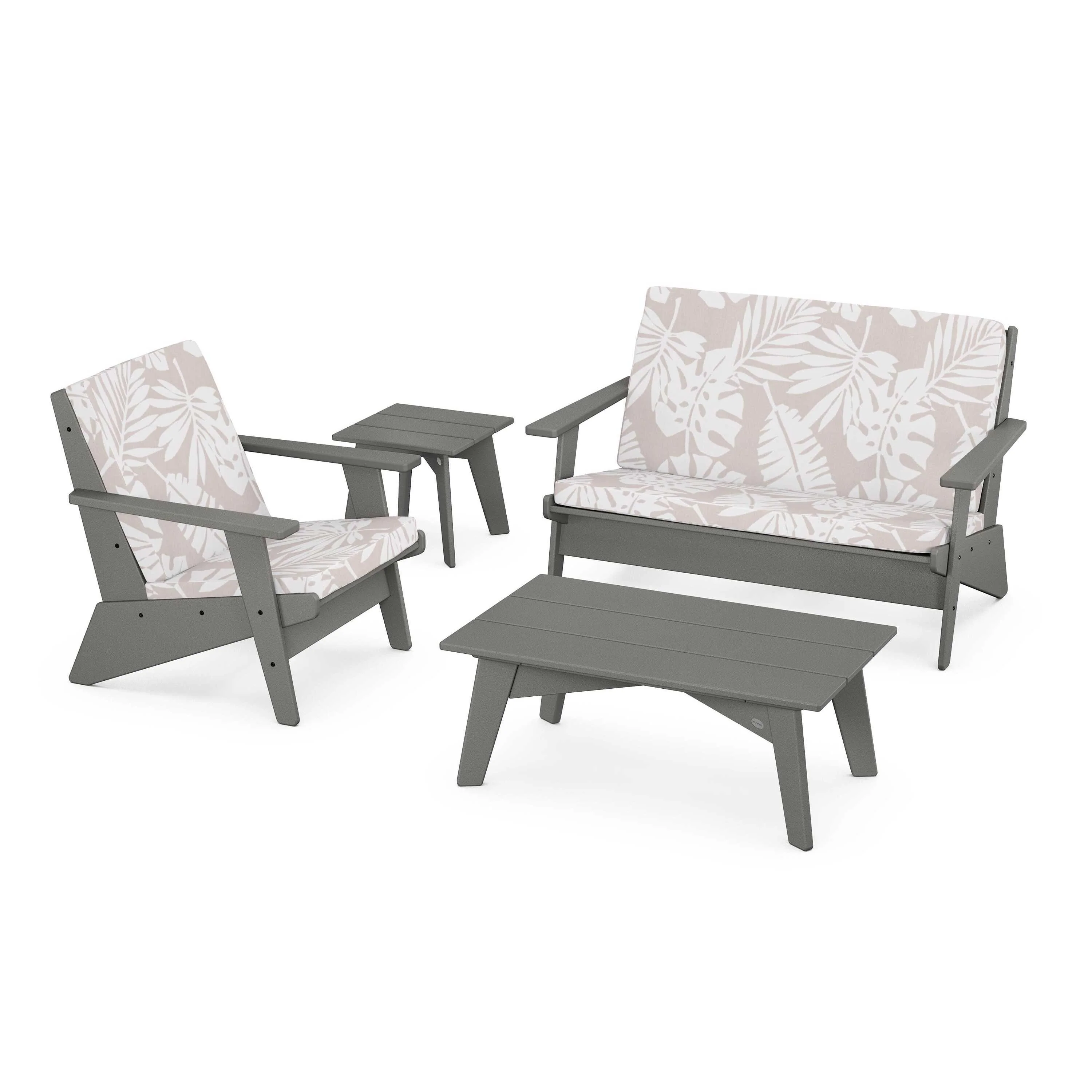 Riviera Modern Lounge 4-Piece Set - Image 66