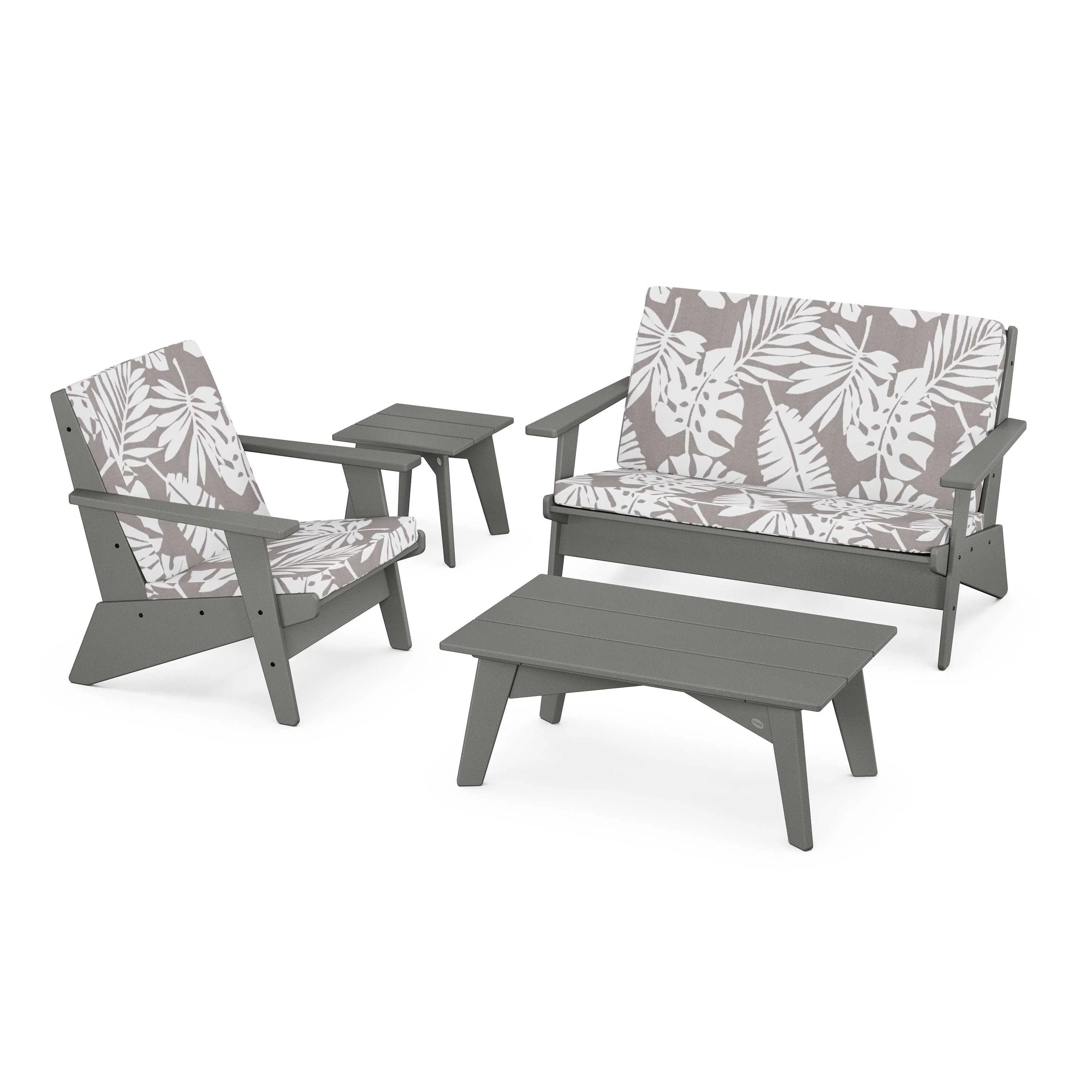 Riviera Modern Lounge 4-Piece Set - Image 67