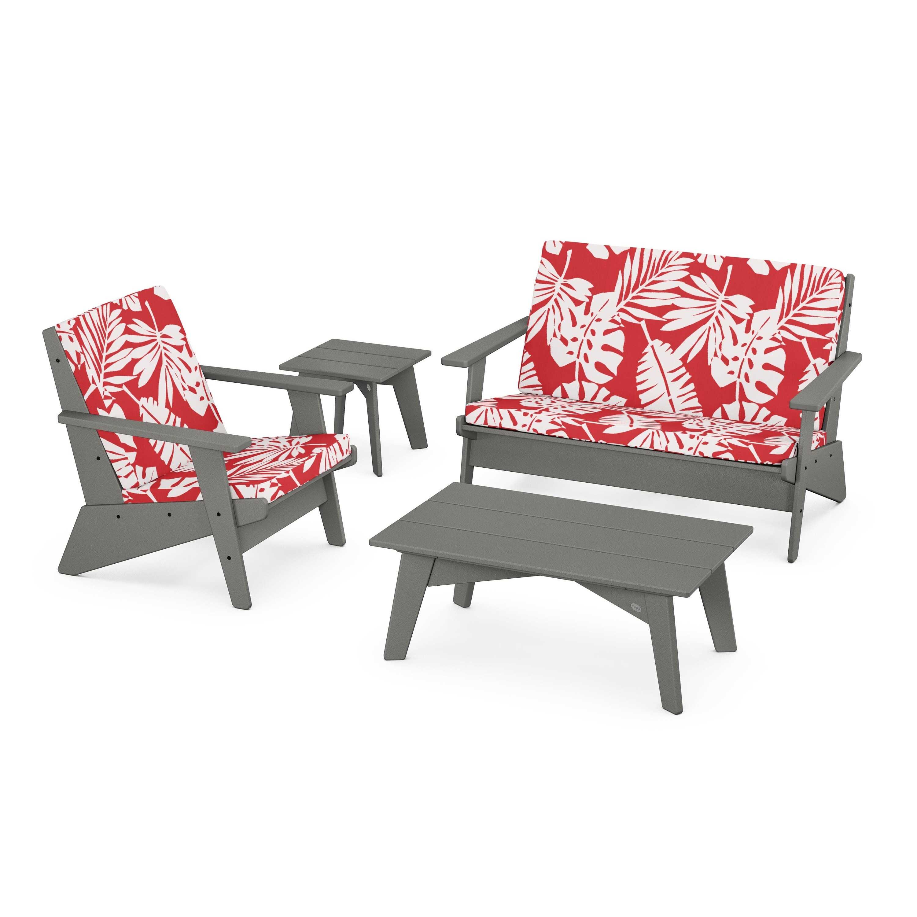 Riviera Modern Lounge 4-Piece Set - Image 68