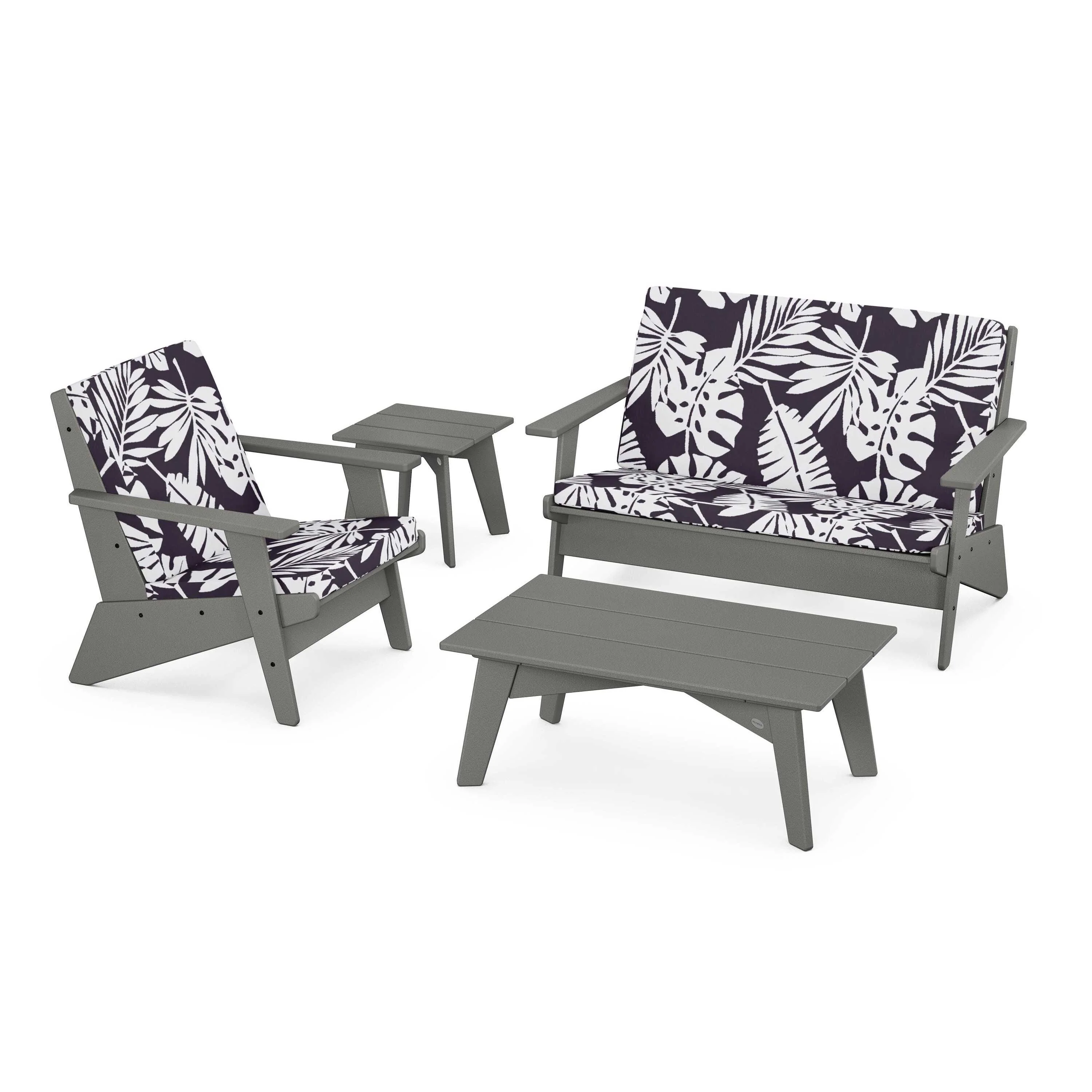 Riviera Modern Lounge 4-Piece Set - Image 69