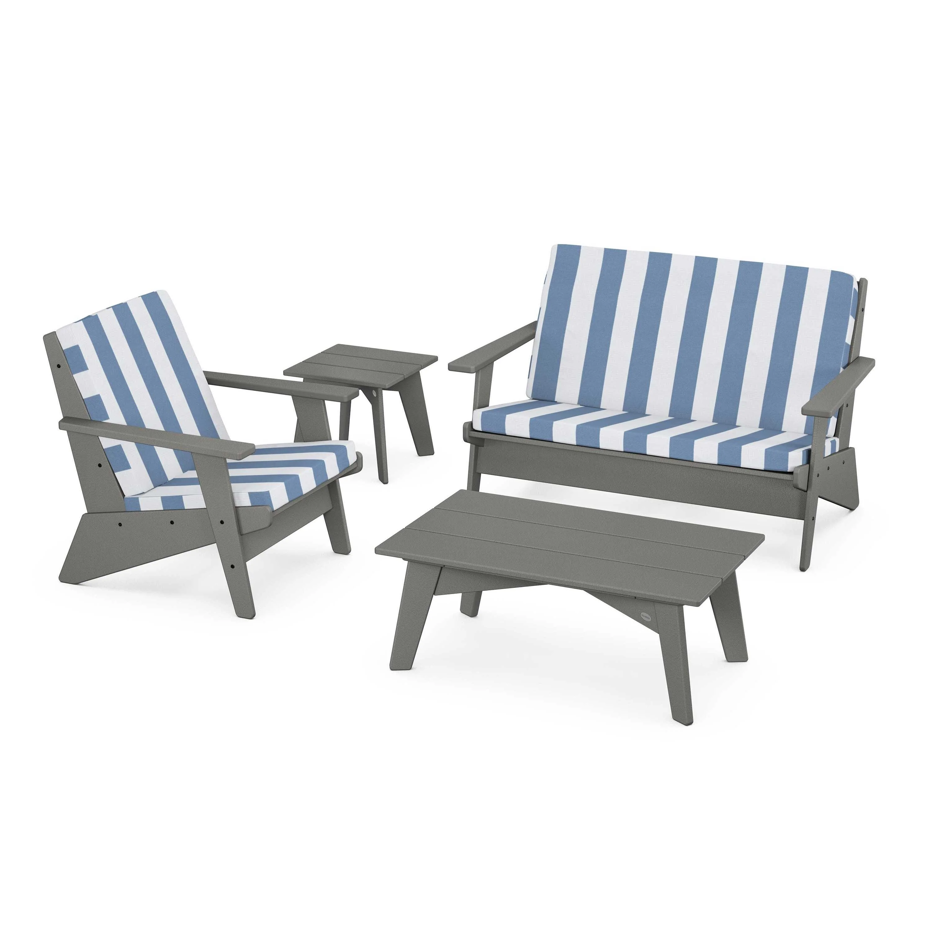 Riviera Modern Lounge 4-Piece Set - Image 70