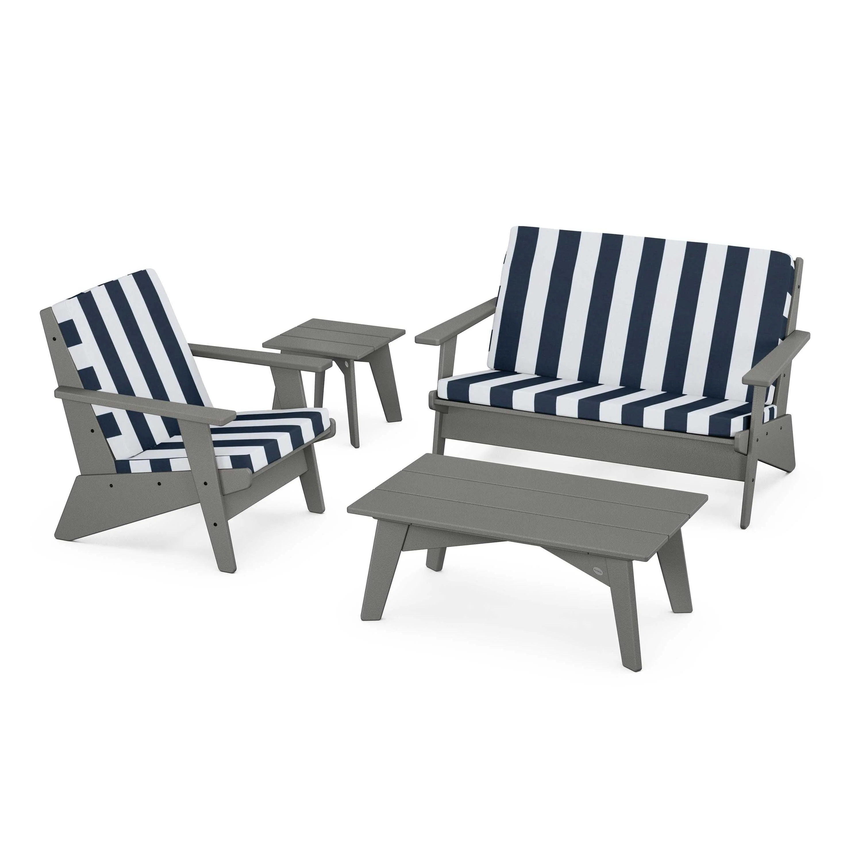 Riviera Modern Lounge 4-Piece Set - Image 71