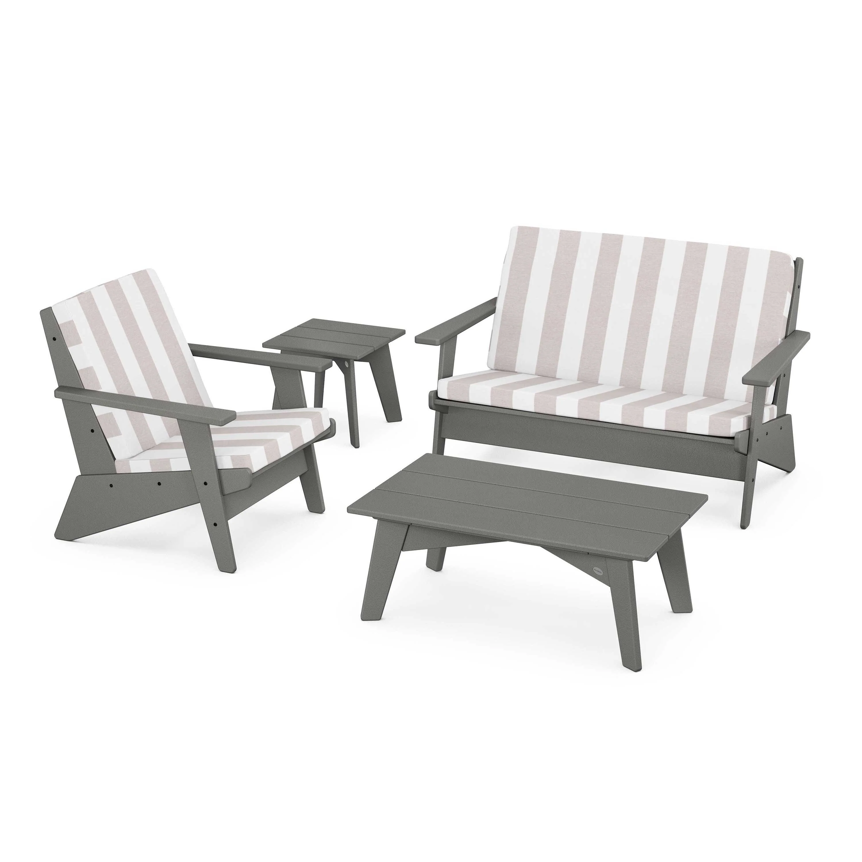 Riviera Modern Lounge 4-Piece Set - Image 73