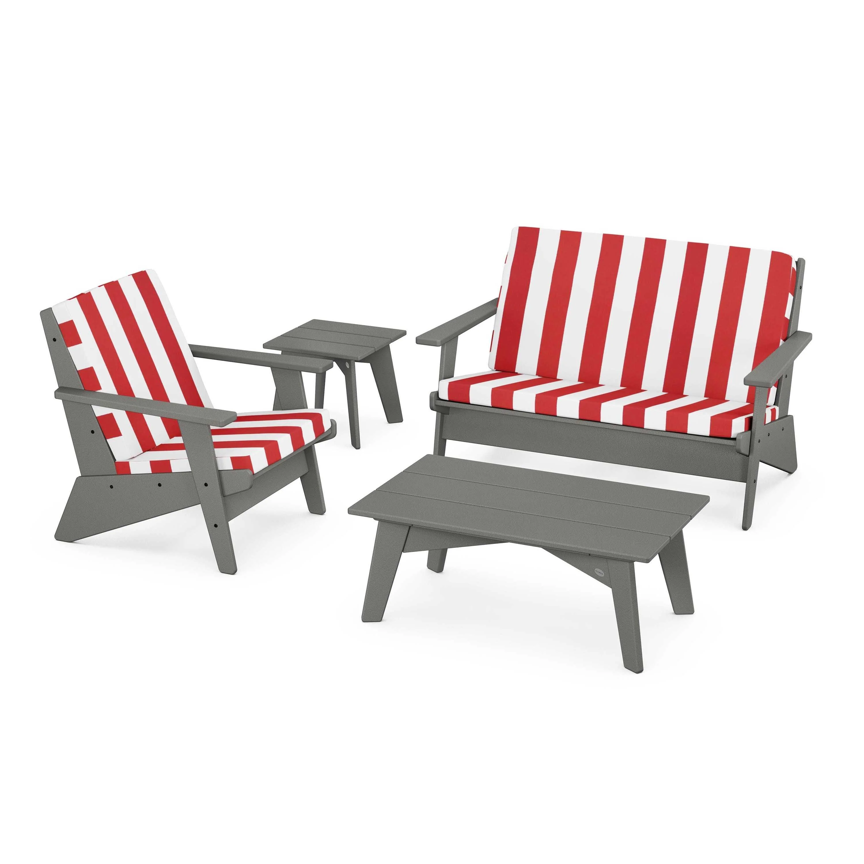 Riviera Modern Lounge 4-Piece Set - Image 75