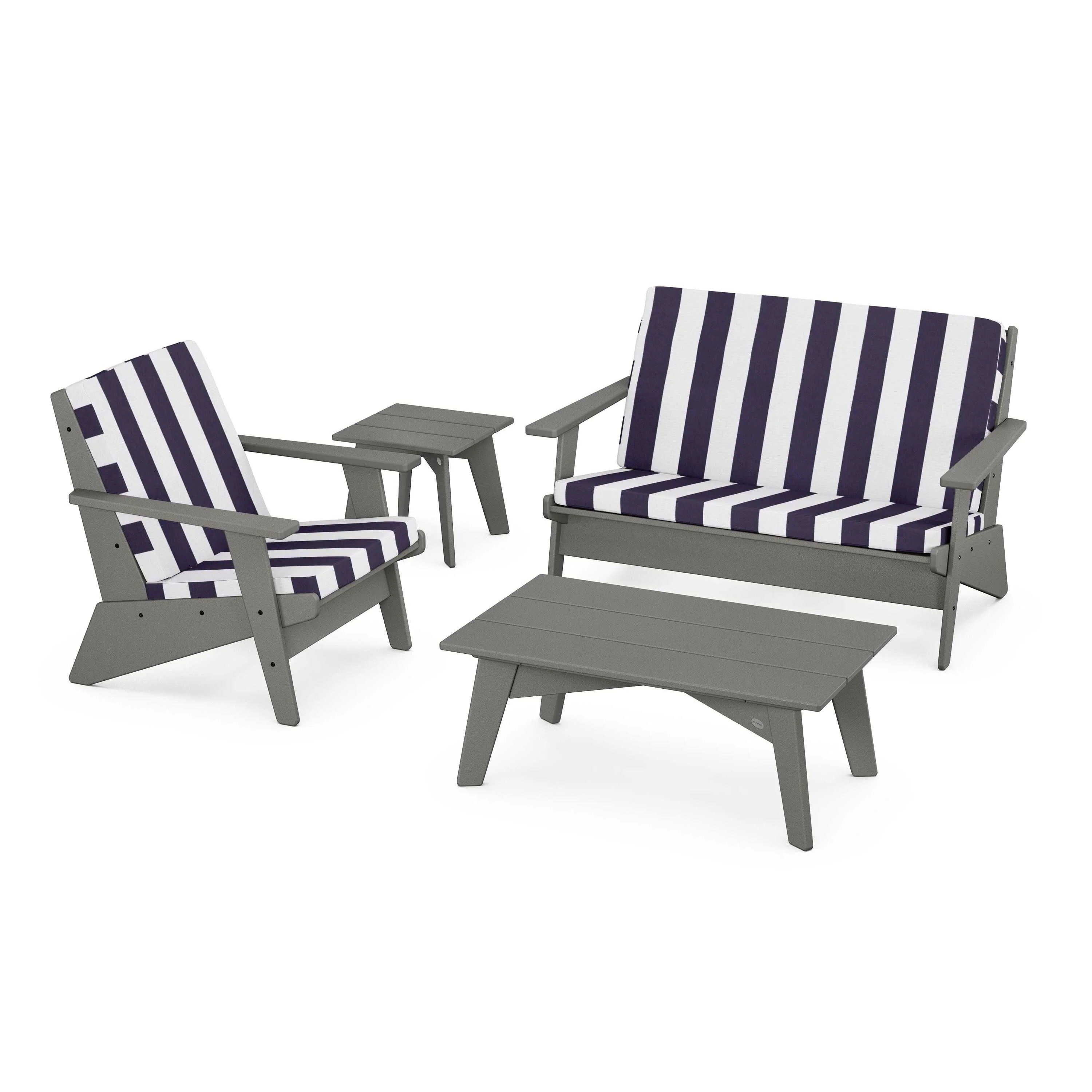 Riviera Modern Lounge 4-Piece Set - Image 76